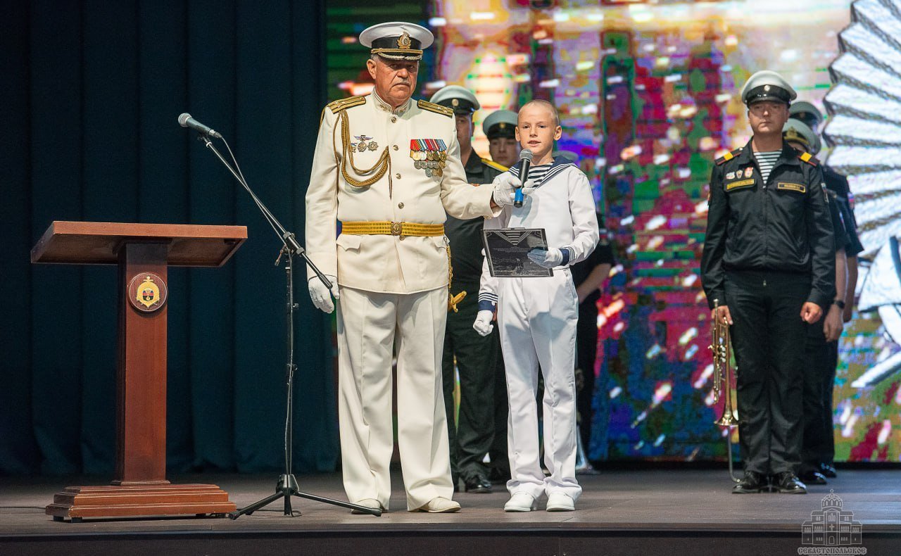 Екатерина Алтабаева поздравила первокурсников филиала Нахимовского военно-морского училища в Севастополе