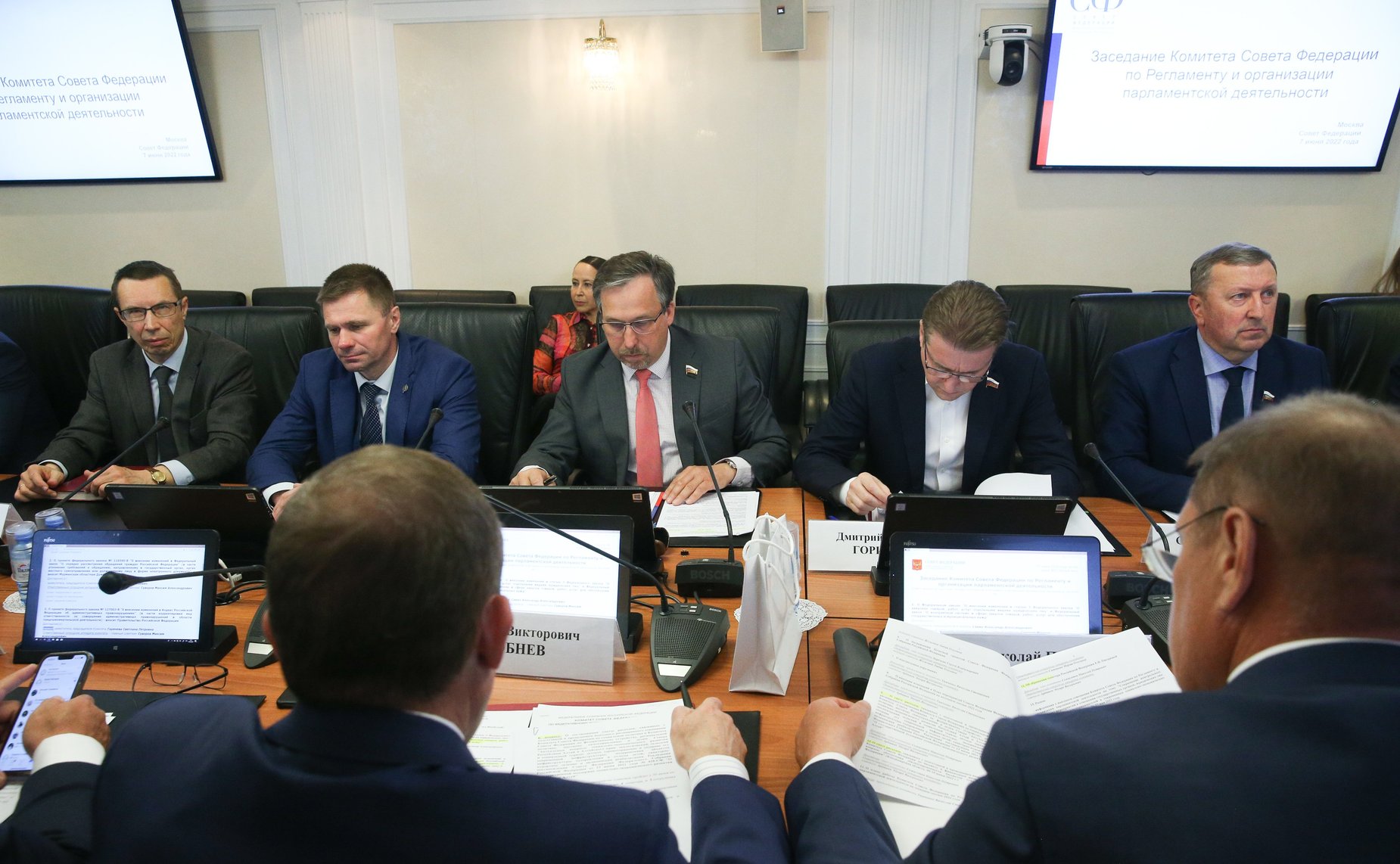 Заседание Комитета СФ по Регламенту и организации парламентской деятельности