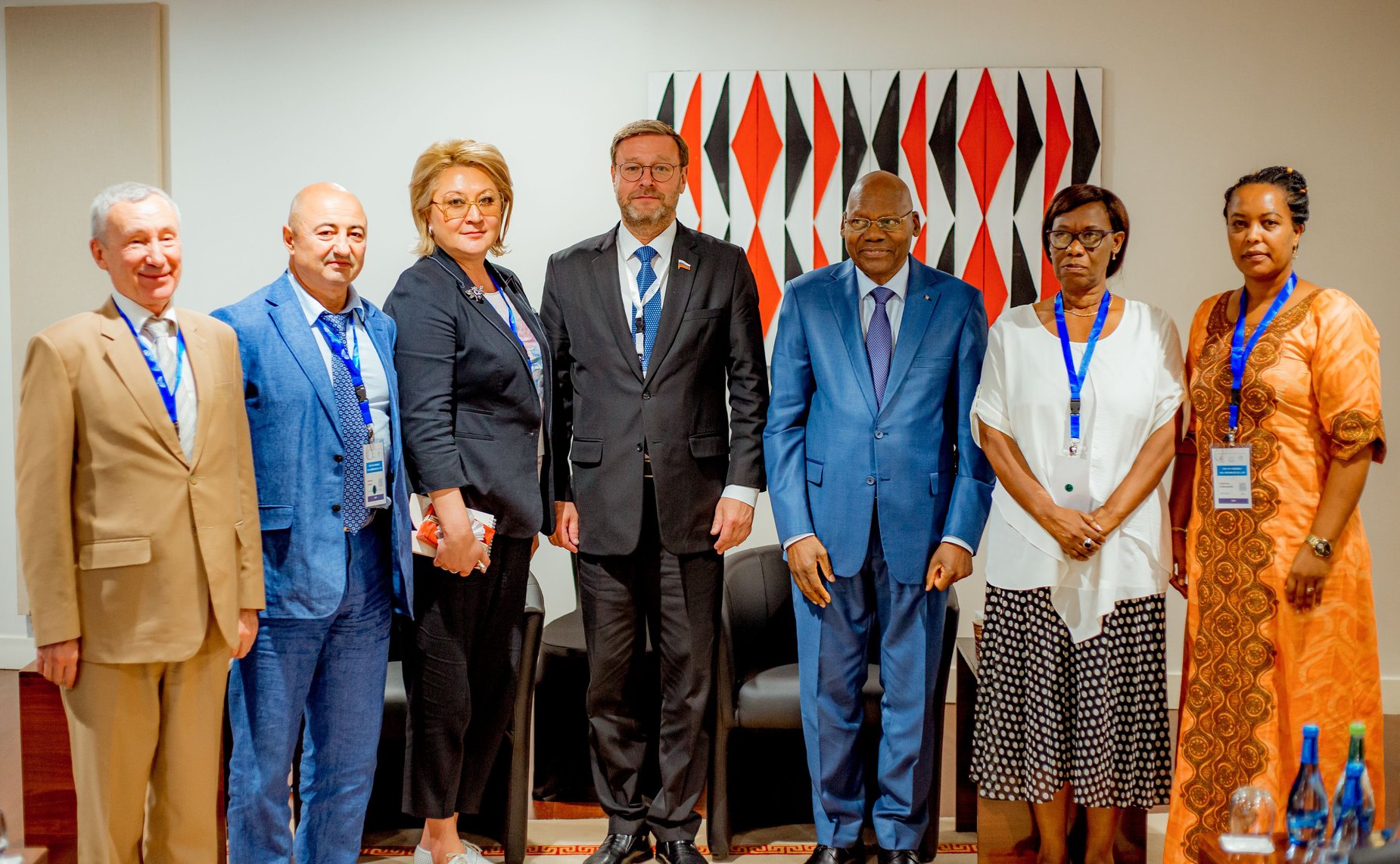 Встреча заместителя Председателя СФ Константина Косачева с Председателем Сената Руанды Августином Иямуремье