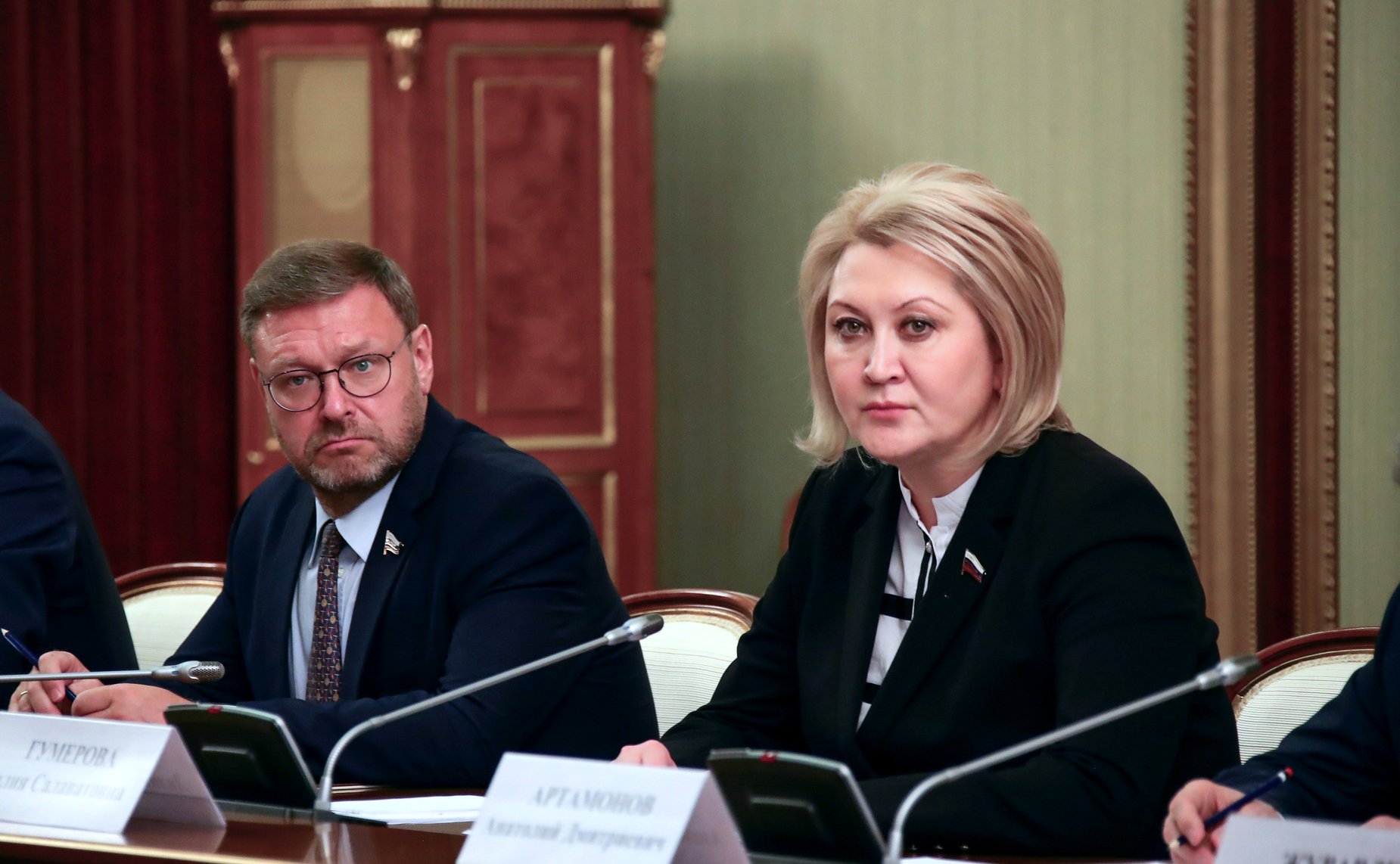 Константин Косачев и Лилия Гумерова