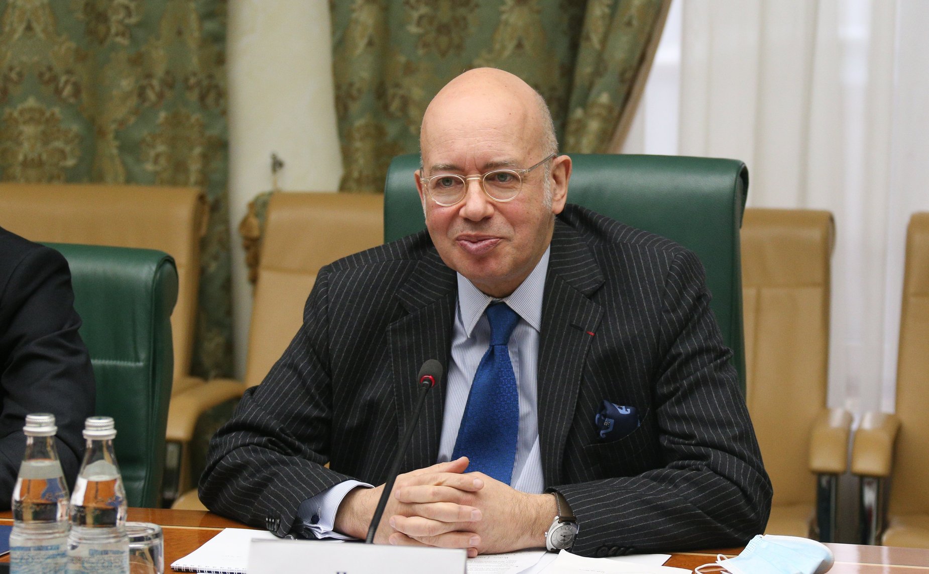 Встреча Константина Косачева с Чрезвычайным и Полномочным Послом Франции