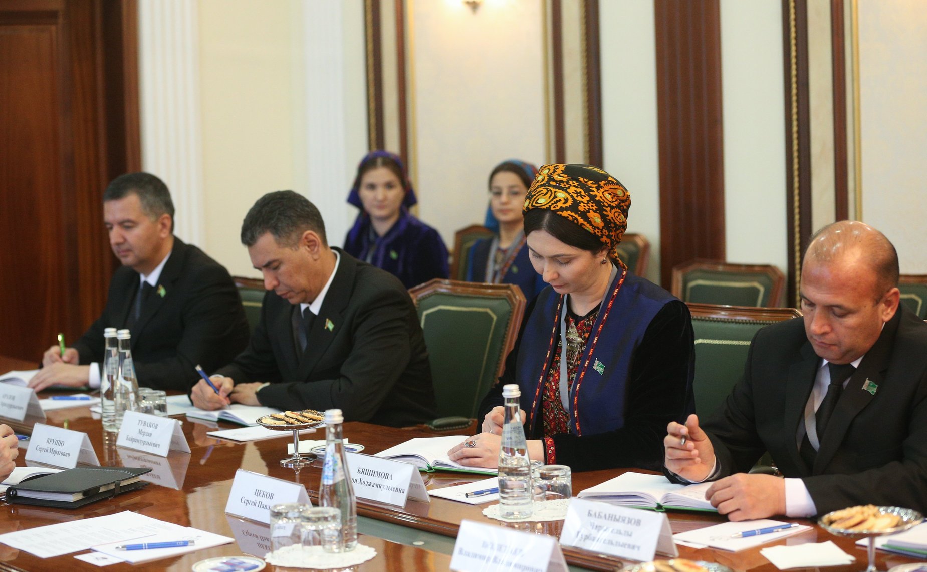 Встреча заместителя Председателя СФ Константина Косачева с заместителем Председателя Халк Маслахаты Милли Генгеша Туркменистана