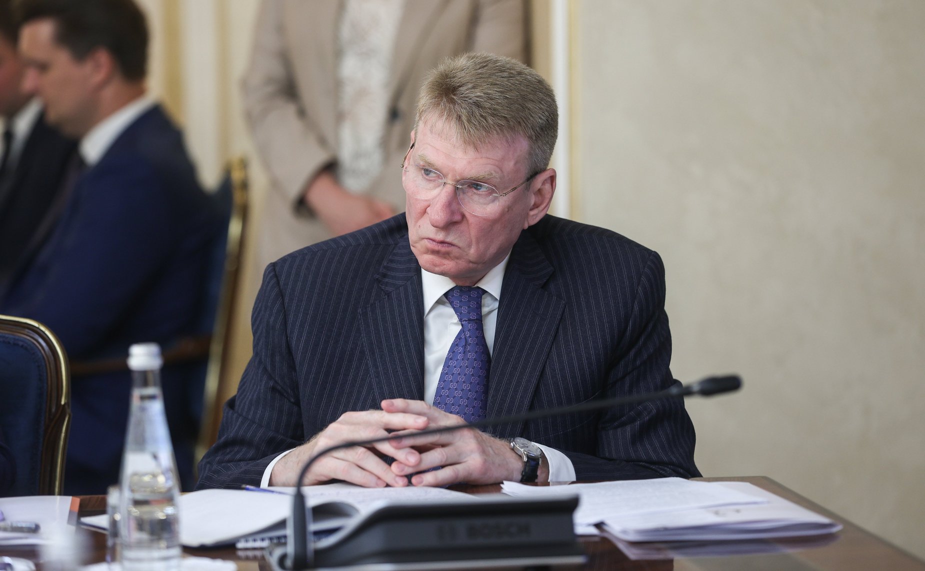 Валентина Матвиенко провела встречу с Председателем Великого Государственного Хурала Монголии Гомбожавыном Занданшатаром