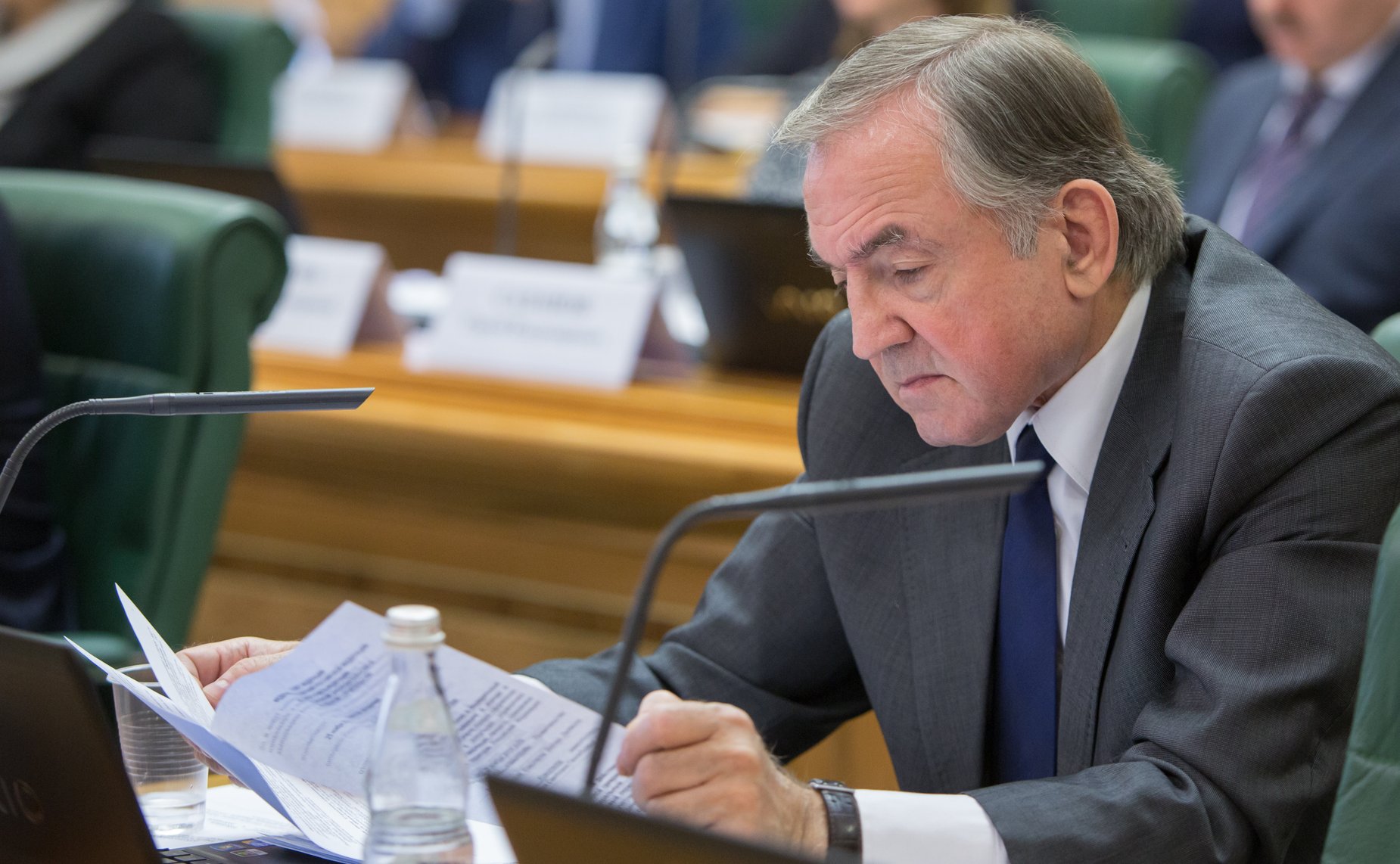 В. Бирюков Заседание Комитета Совета Федерации по конституционному законодательству и государственному строительству