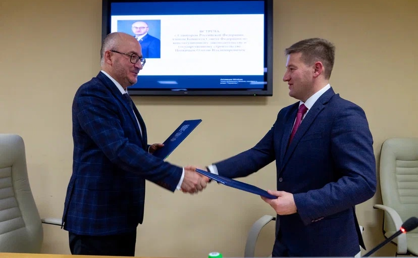Олег Цепкин заключил соглашение об организации Сенаторского дискуссионного клуба в Южно-Уральском государственном университете