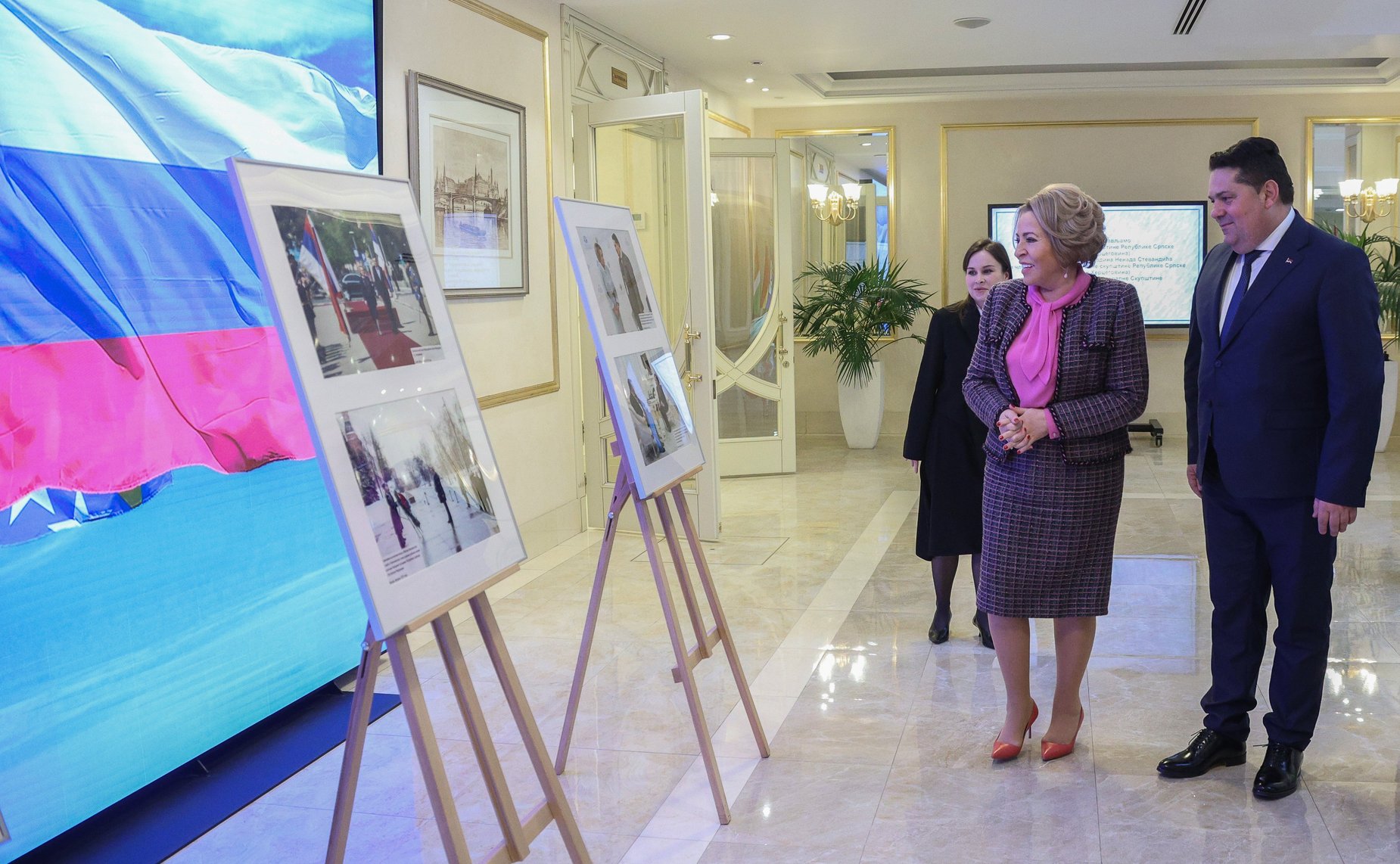 Валентина Матвиенко провела встречу с Председателем Народной скупщины Республики Сербской Ненадом Стевандичем