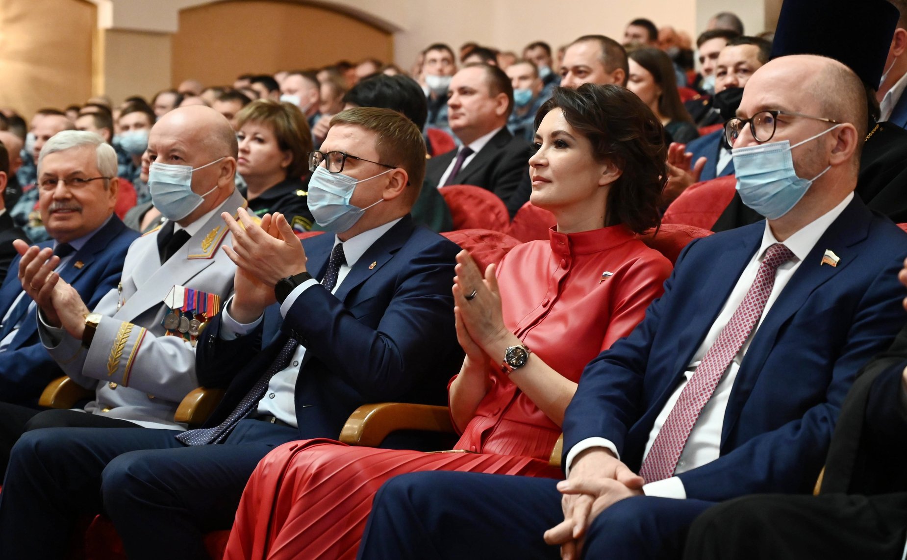 Маргарита Павлова в рамках региональной недели приняла участие в торжественном мероприятии, посвященном празднованию пятилетия со дня основания Росгвардии