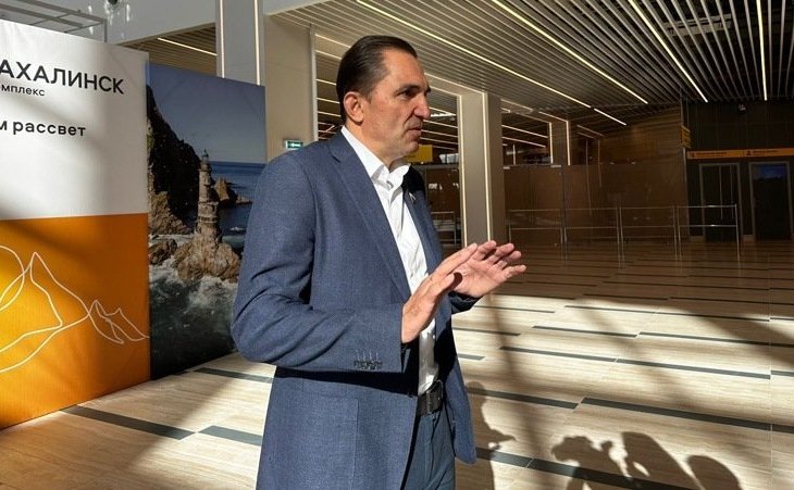 Андрей Хапочкин принял участие в торжественной церемонии открытия нового аэровокзала в Южно-Сахалинске