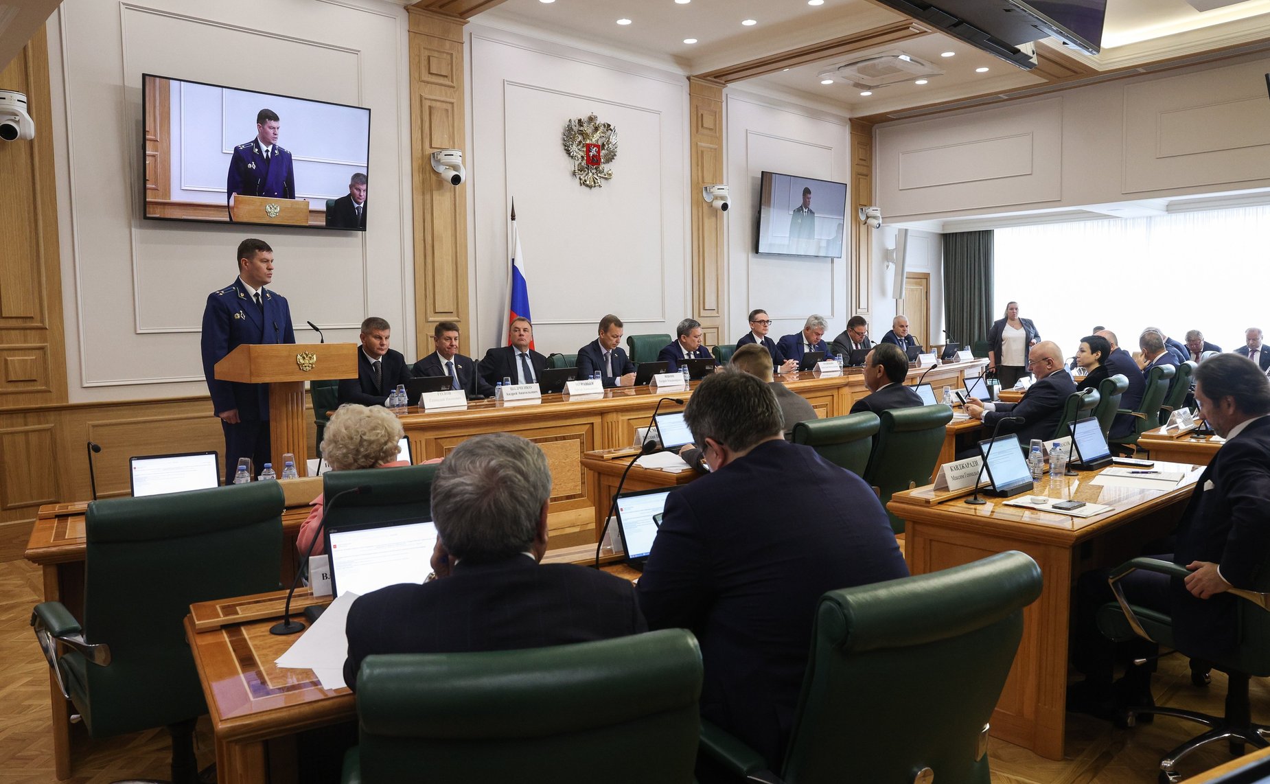 Совместное заседание Комитета СФ по конституционному законодательству и государственному строительству, Комитета СФ по обороне и безопасности и Комитета СФ по федеративному устройству, региональной политике, МСУ и делам Севера