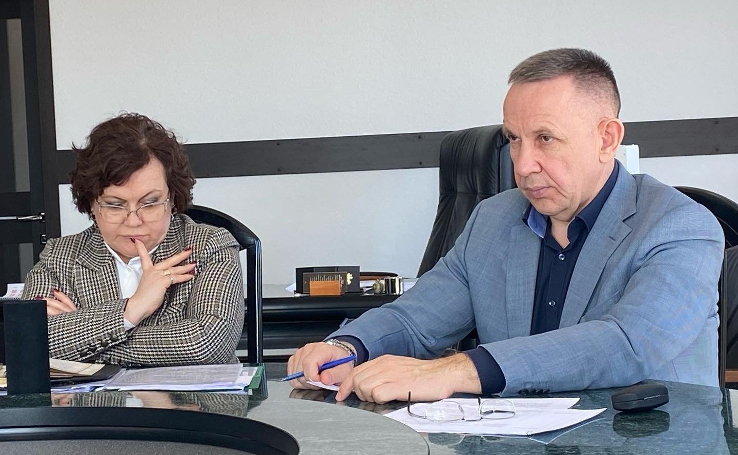 Олег Алексеев в ходе работы в регионе посетил Энгельсский и Краснокутский муниципальные районы