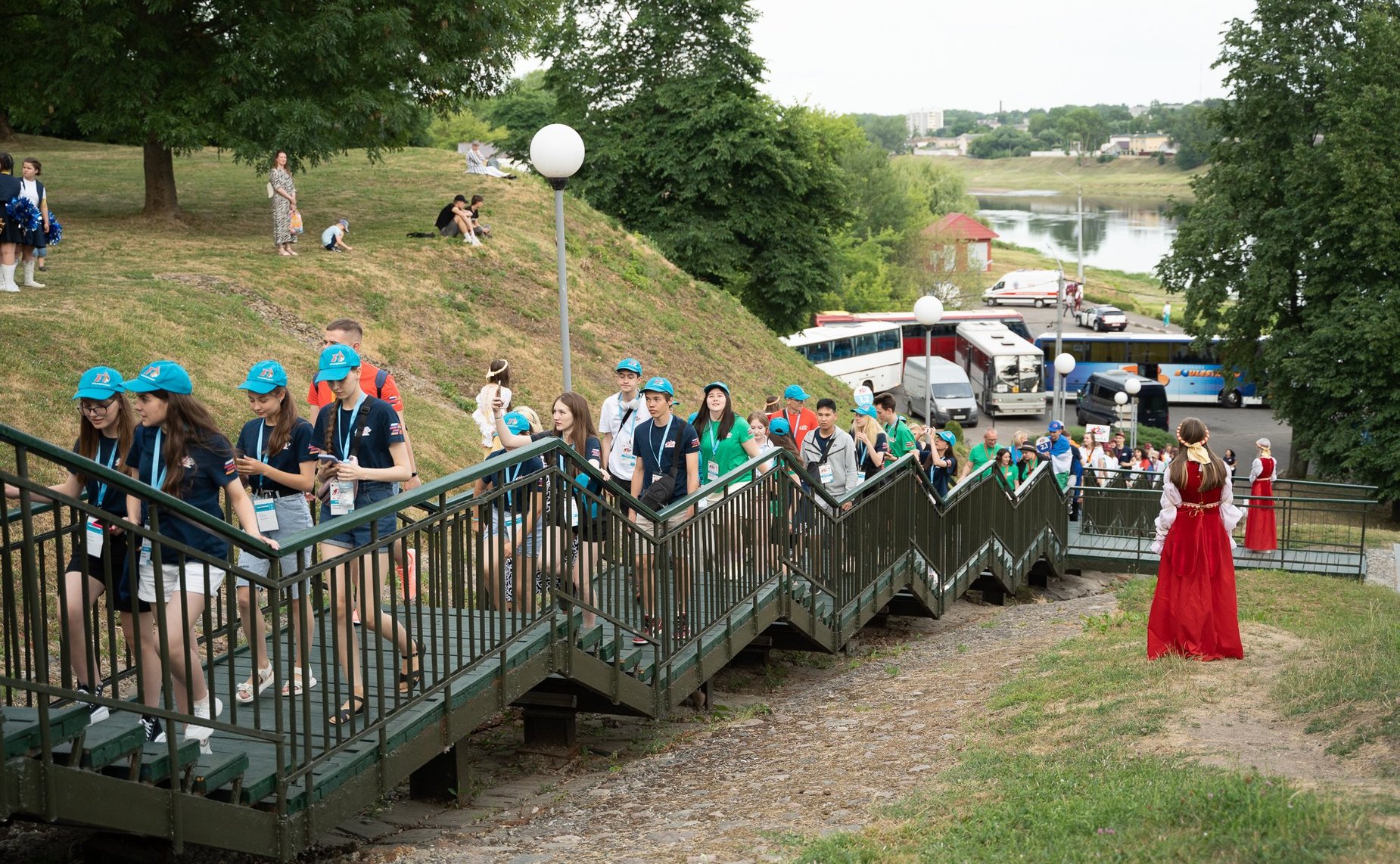 Участники культурно-образовательного проекта «Поезд Памяти» побывали в Полоцке