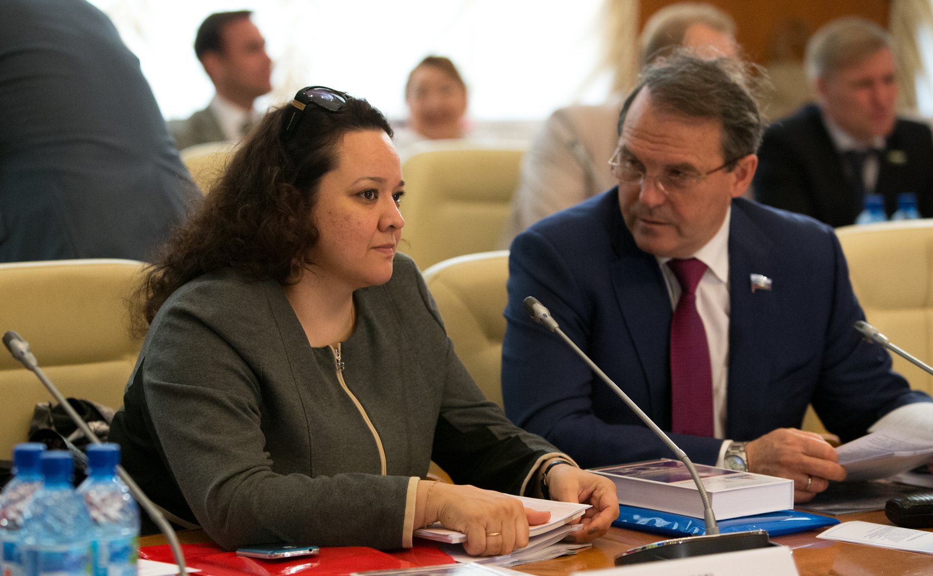 Визит делегации СФ в Якутию Отке и Морозов