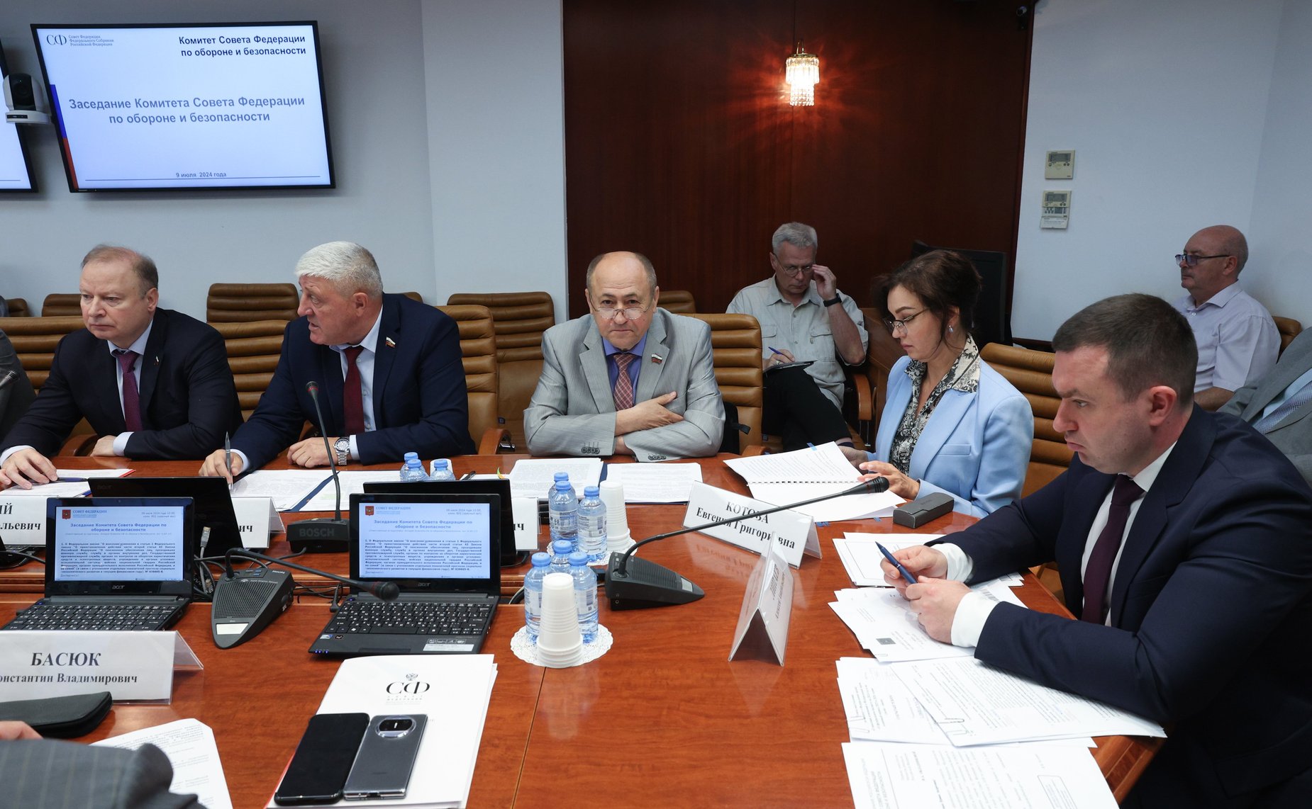 Заседание Комитета Совета Федерации по обороне и безопасности