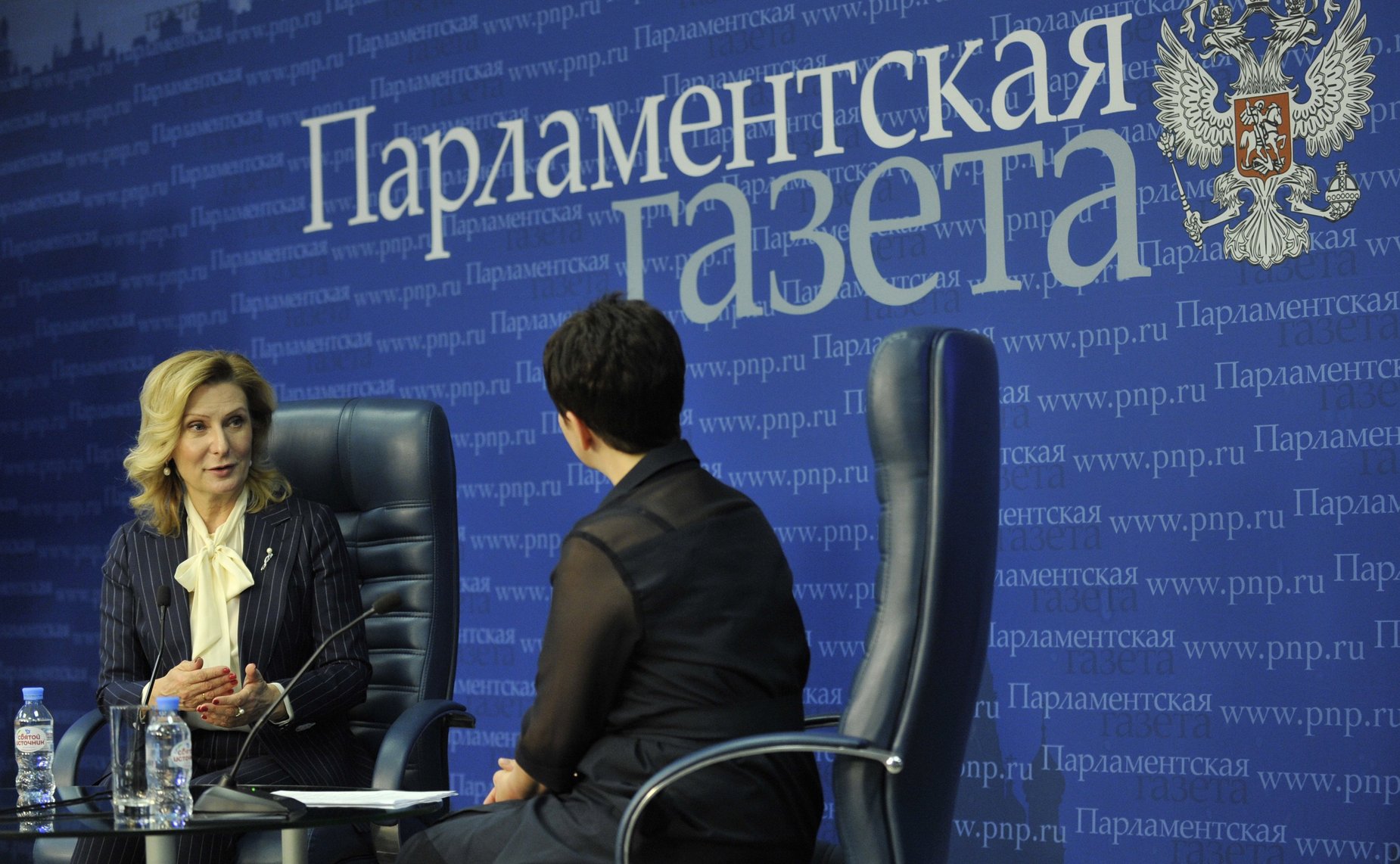 Председатель Комитета СФ по социальной политике Инна Святенко выступила на пресс-конференции, посвященной вопросам соцполитики, туризма и расширения льгот для граждан