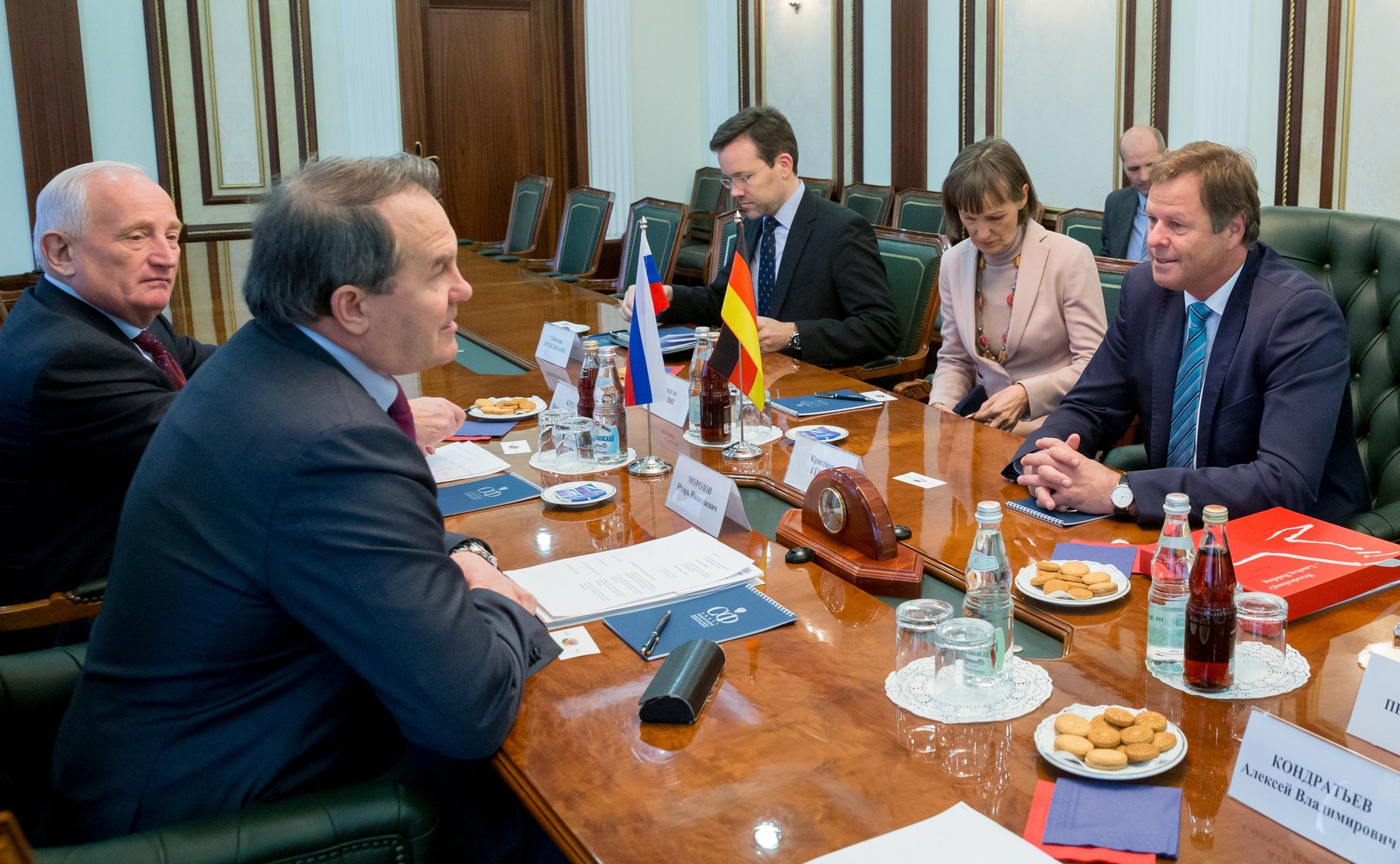 Встреча члена Комитета СФ по международным делам Игоря Морозова с заместителем Премьер-министра, Министром финансов федеральной земли Бранденбург Кристианом Гёрке