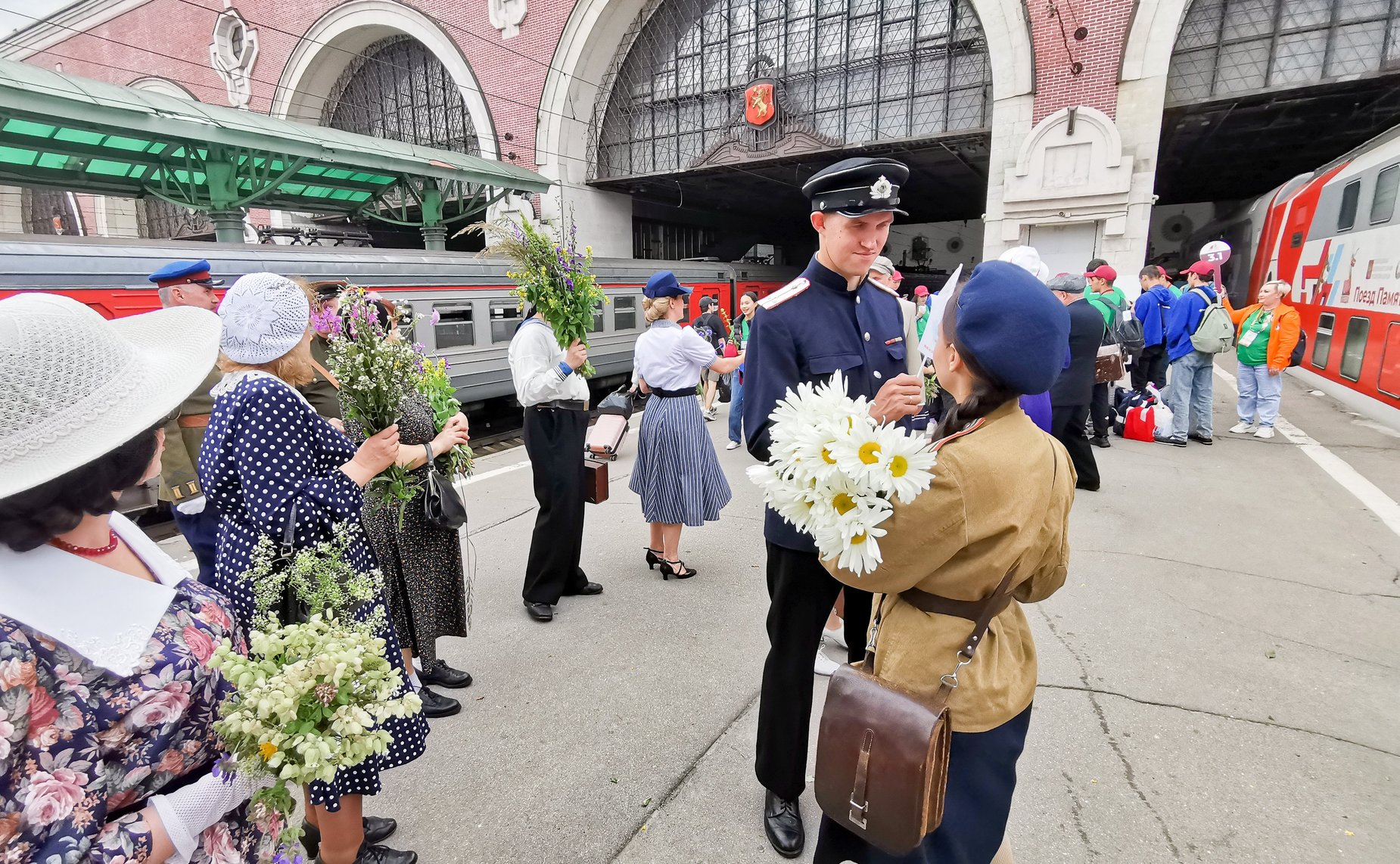 «Поезд Памяти» прибыл в город-герой Москву