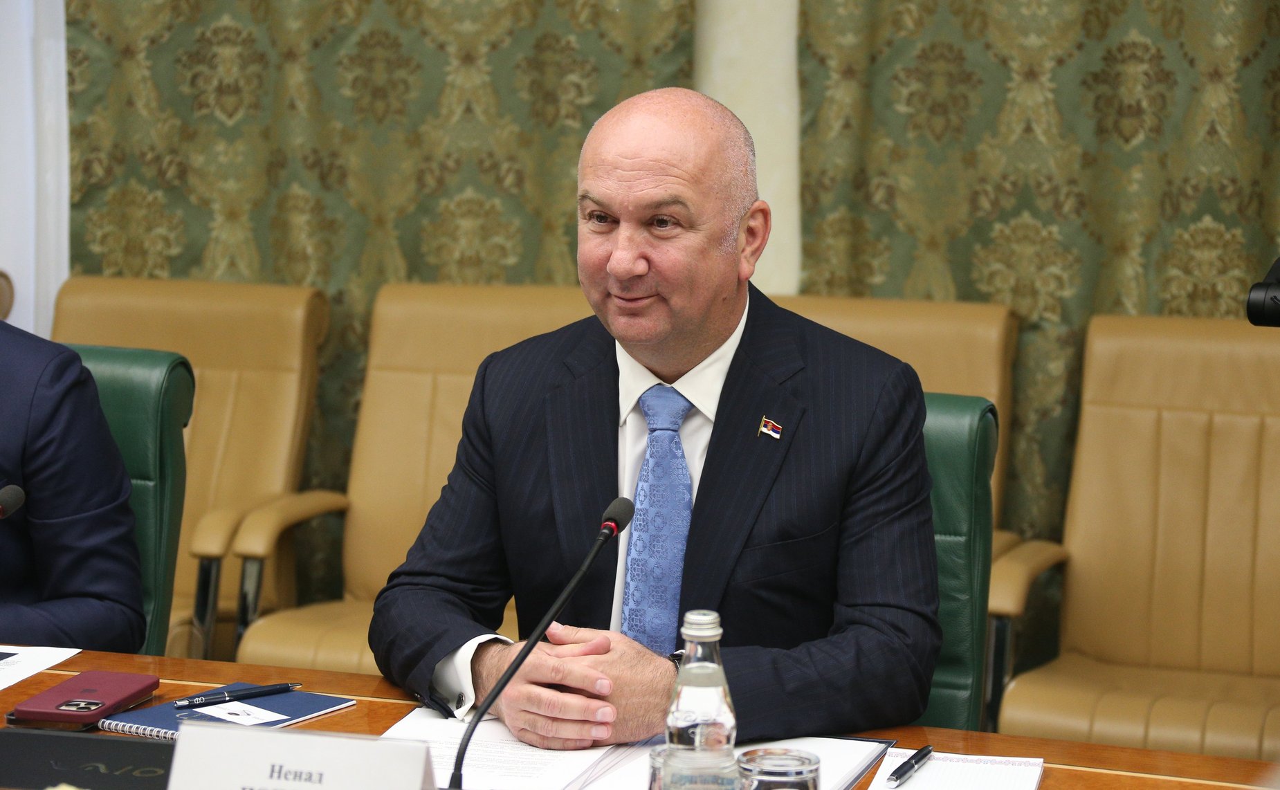 Встреча Константина Косачева с Министром по инновациям и технологическому развитию Республики Сербии