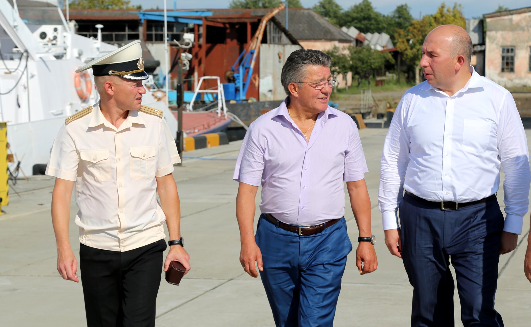 В ходе визита в Республику Абхазия делегация Совета Федерации посетила Пограничное управление ФСБ России