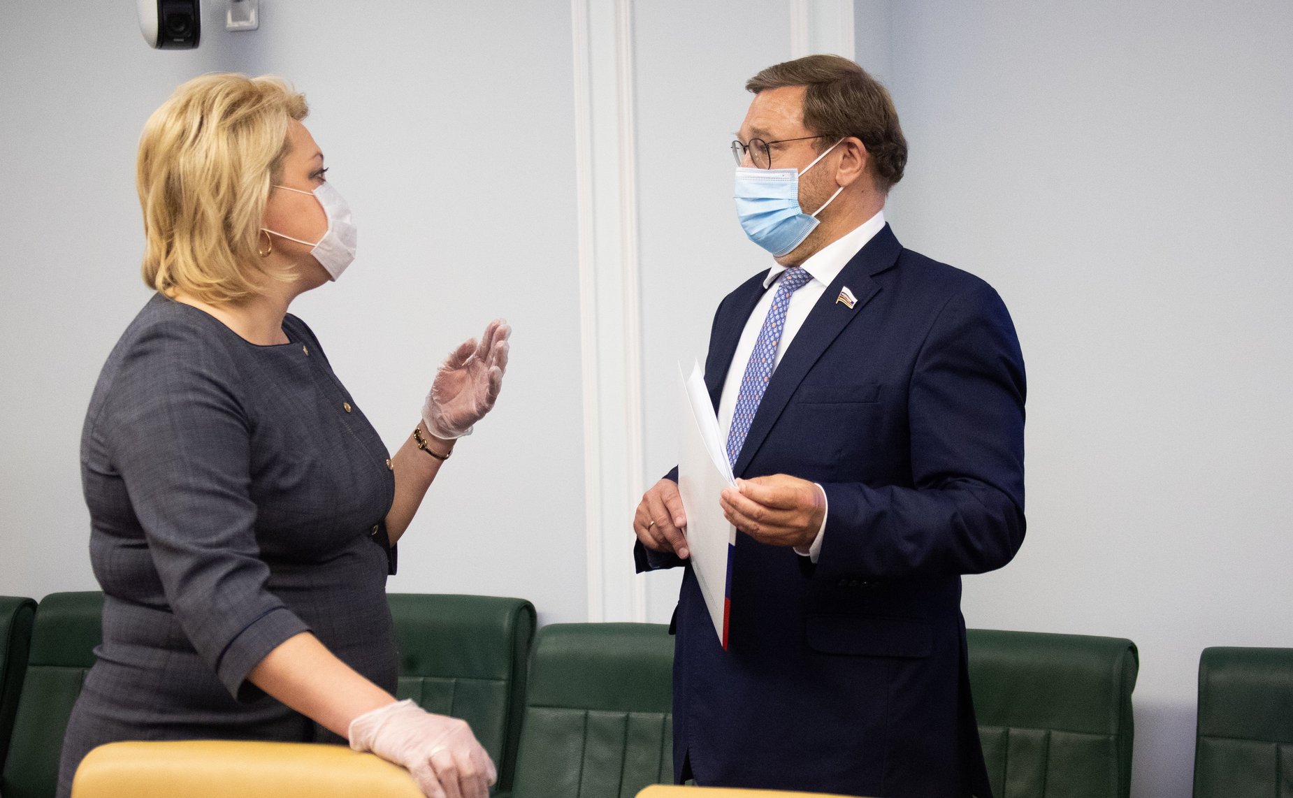 Лилия Гумерова и Константин Косачев