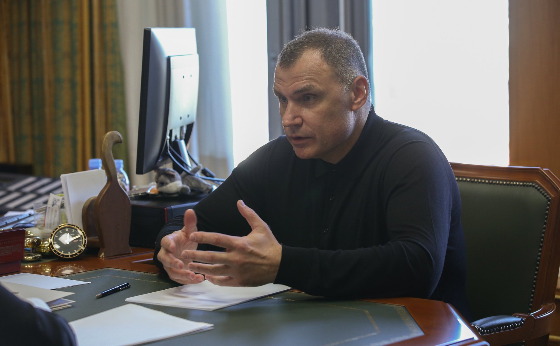 Заместитель Председателя Совета Федерации Константин Косачев провел встречу с временно исполняющим обязанности Главы Республики Марий Эл Юрием Зайцевым