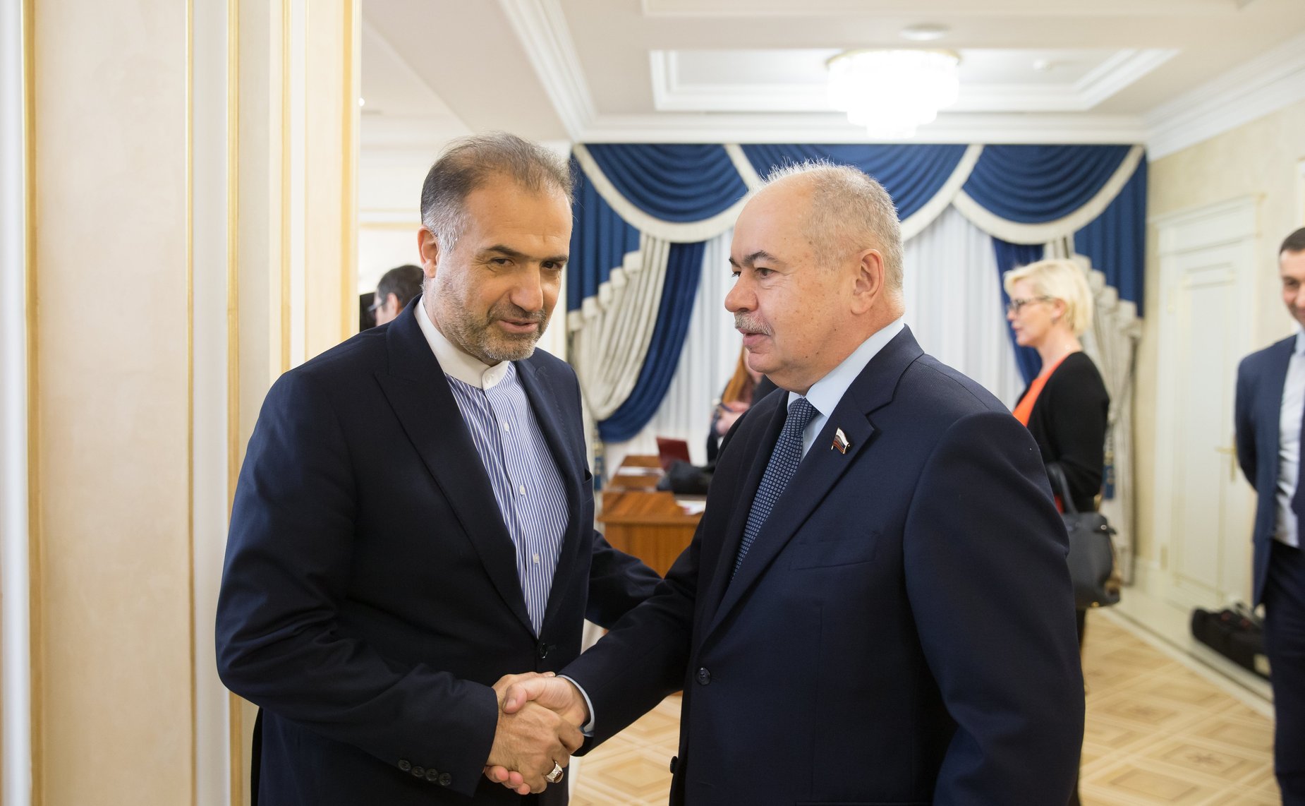 Встреча И. Умаханова с Чрезвычайным и Полномочным Послом Исламской Республики Иран в РФ Каземом Джалали