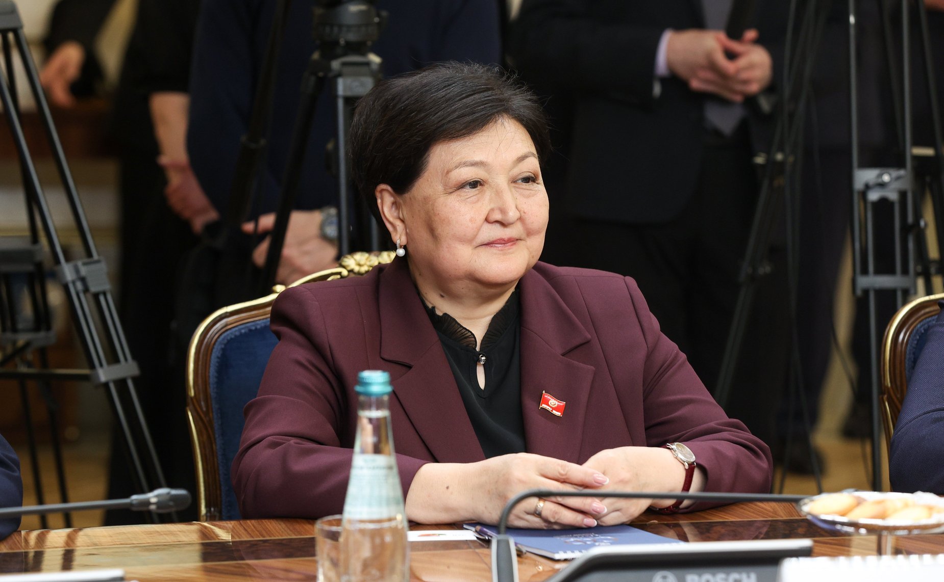 Валентина Матвиенко провела встречу с Председателем Жогорку Кенеша Киргизской Республики Марленом Маматалиевым