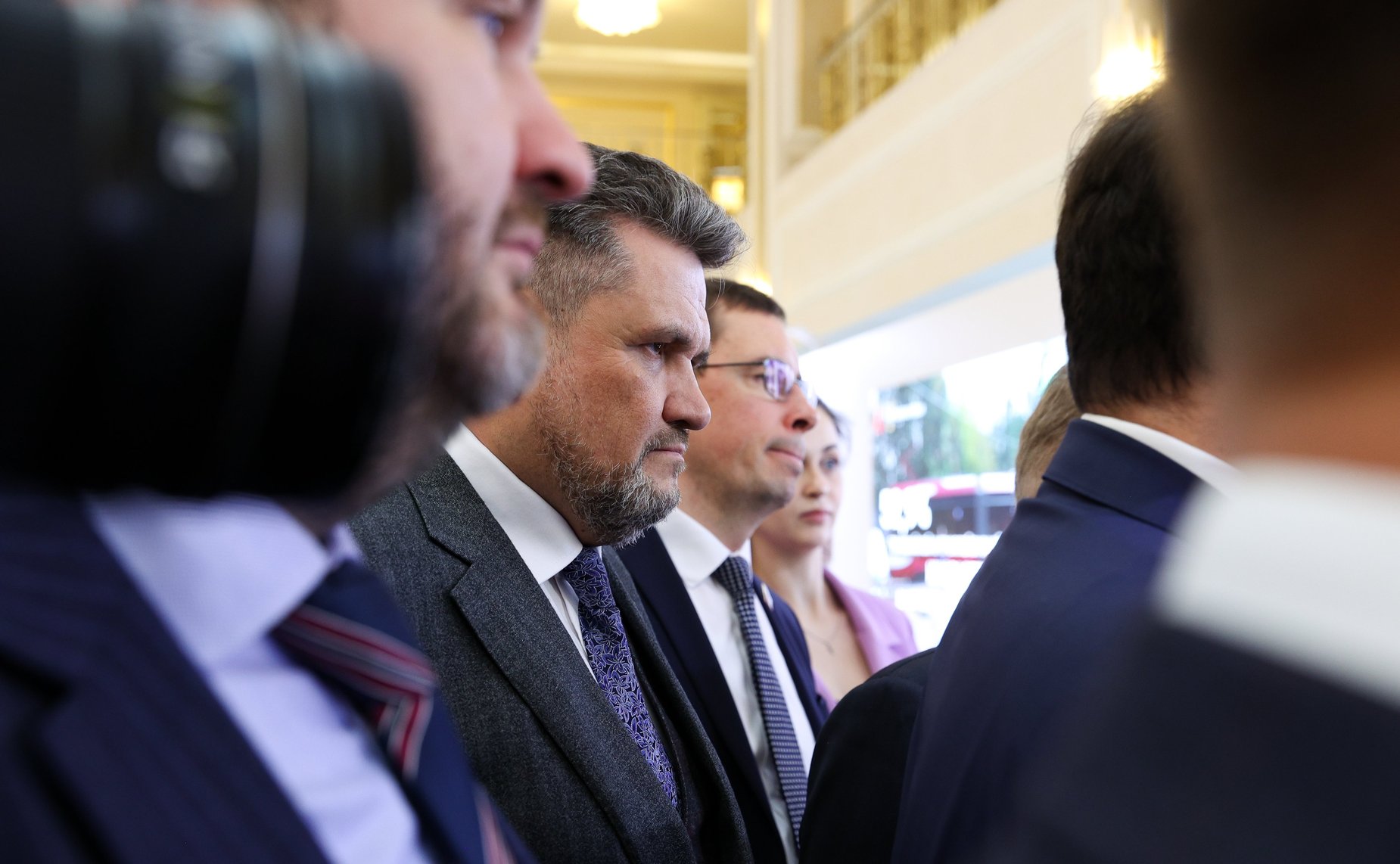 В Совете Федерации проходит выставка Министерства транспорта России, посвященная реализации национальных проектов в транспортной сфере