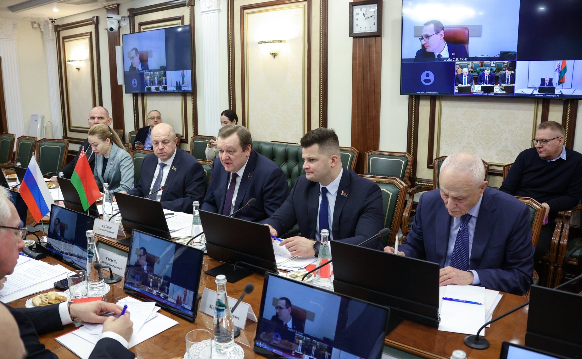 Совместное заседание Комитета Совета Федерации по международным делам и Постоянной комиссии Совета Республики Национального собрания Республики Беларусь по международным делам и национальной безопасности