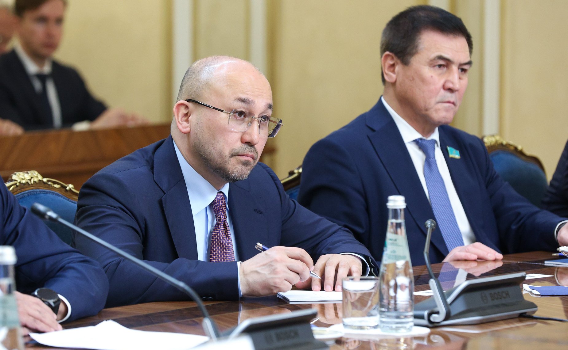 Встреча Председателя Совета Федерации Валентины Матвиенко с Председателем Сената Парламента Республики Казахстан Мауленом Ашимбаевым