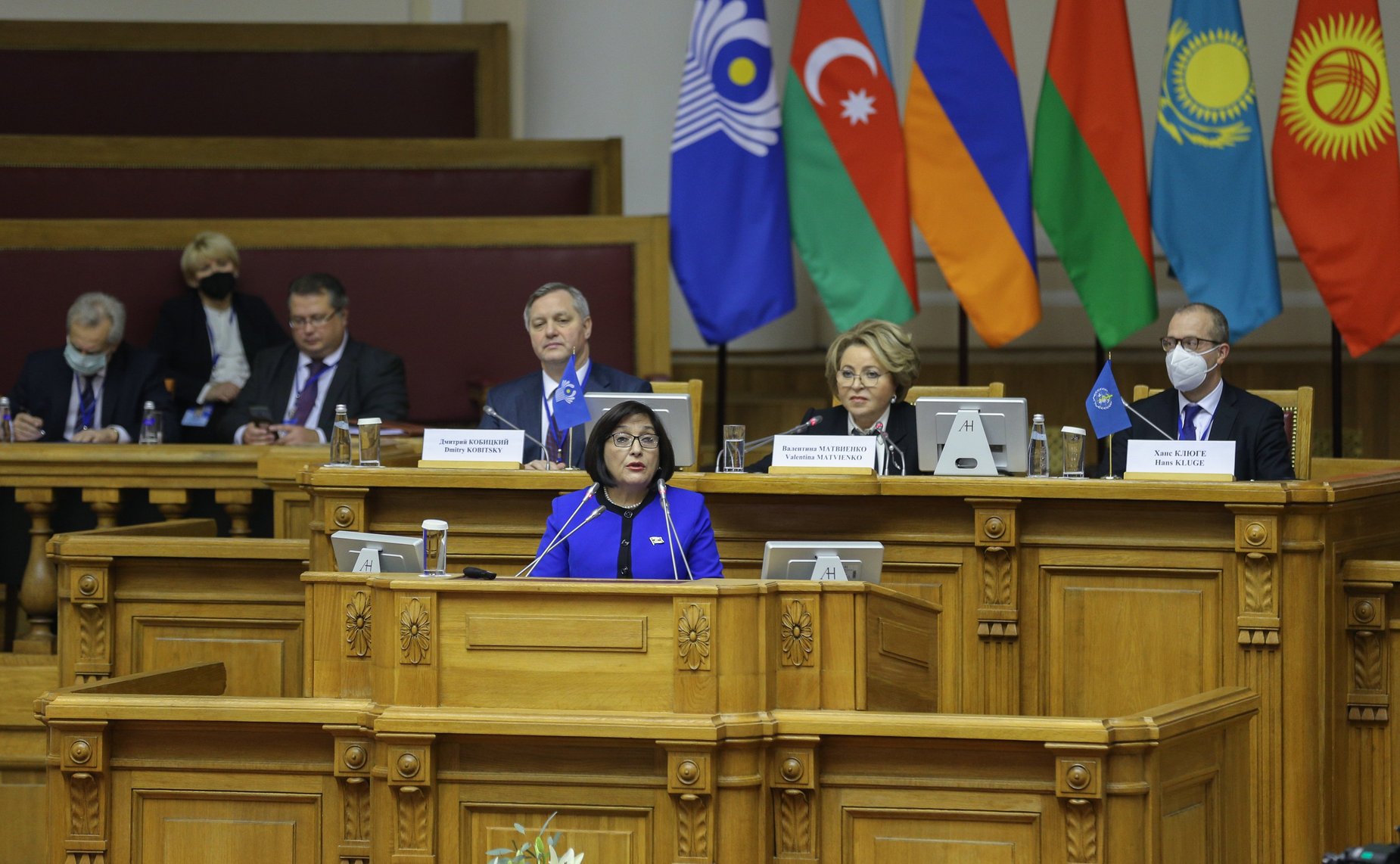 Международная конференция «Всеобщий охват услугами здравоохранения и цели в области устойчивого развития». Мероприятие прошло в рамках осенней сессии Межпарламентской Ассамблеи государств – участников Содружества Независимых Государств