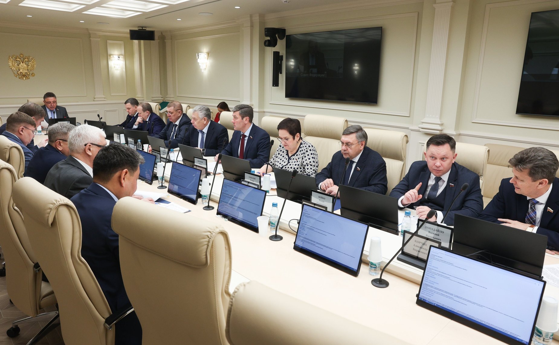 Заседание Комитета Совета Федерации по Регламенту и организации парламентской деятельности