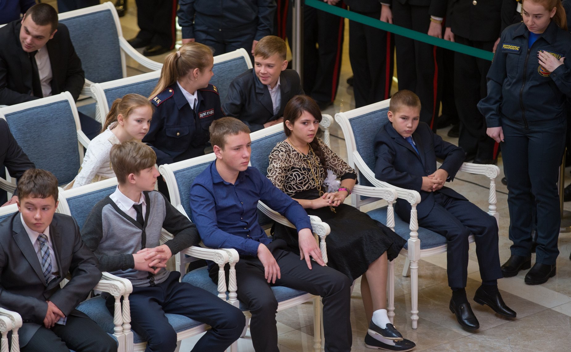 Торжественная церемония награждения и чествования детей и подростков, проявивших личное мужество в экстремальных ситуациях