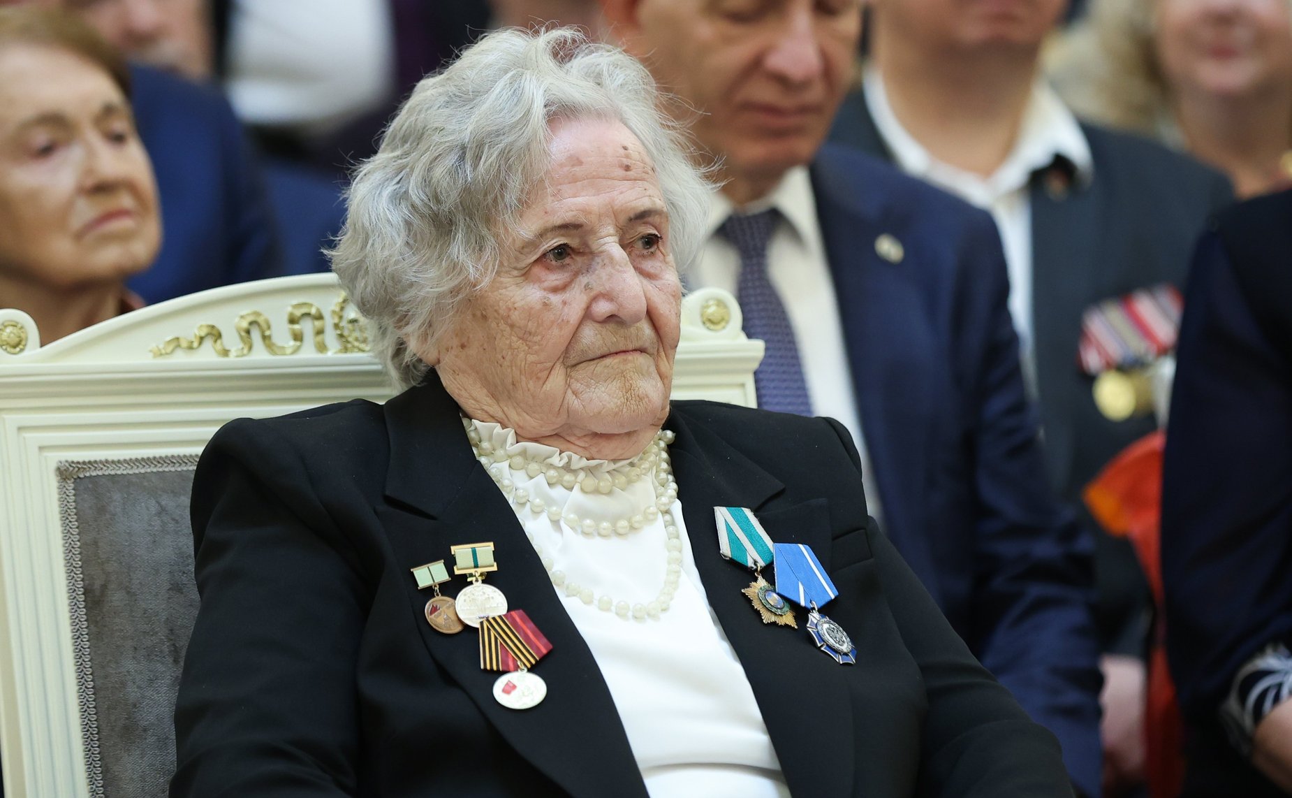 Церемония вручения знаков отличия «Почетный гражданин Санкт-Петербурга» в Мариинском дворце