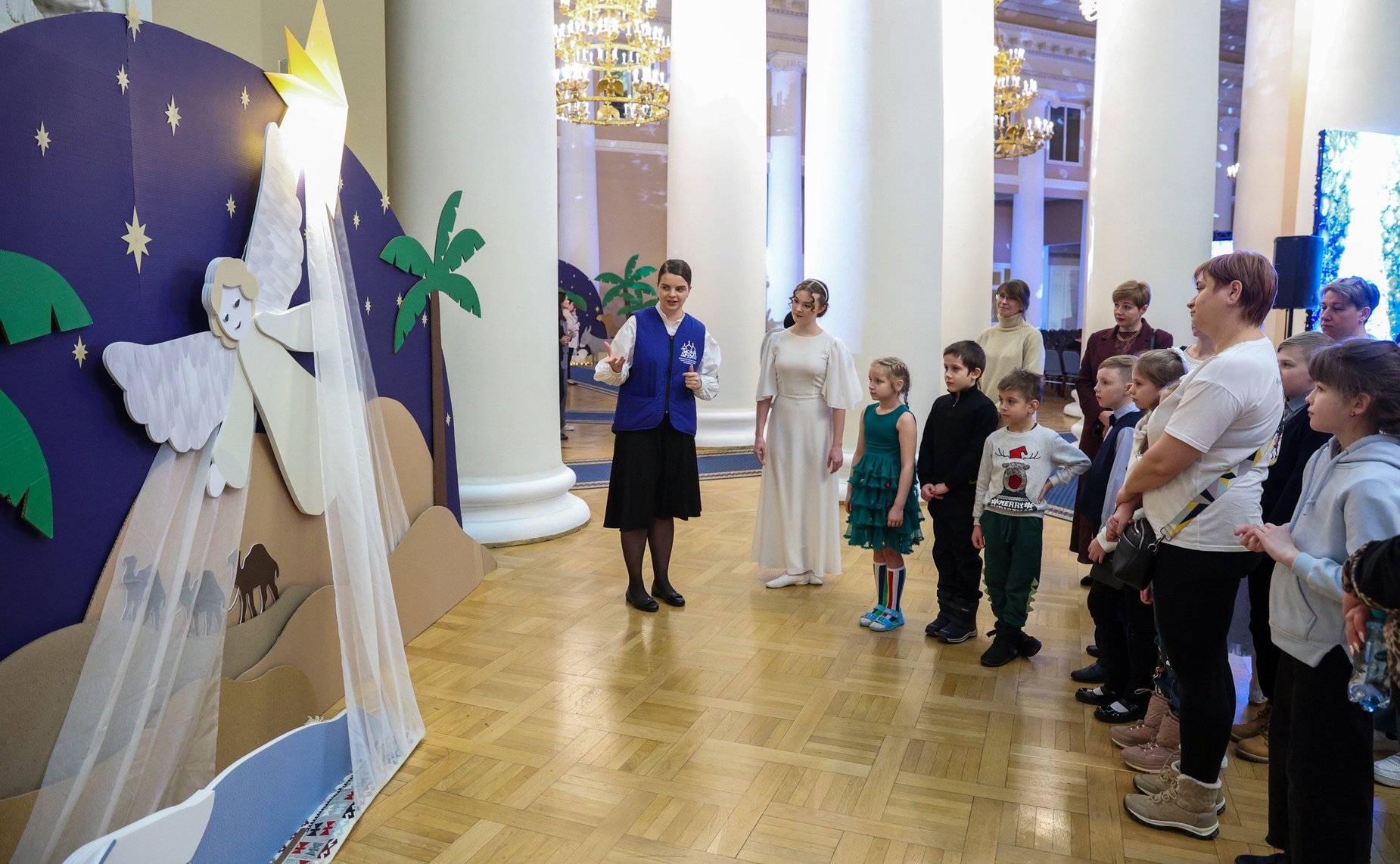 По инициативе Валентины Матвиенко в Таврическом дворце Санкт-Петербурга организована Рождественская елка для детей участников СВО