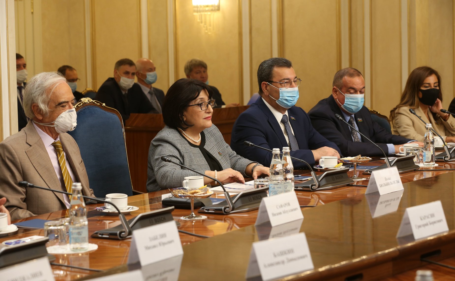 Встреча Валентины Матвиенко с Председателем Милли Меджлиса Азербайджанской Республики Сахибой Гафаровой