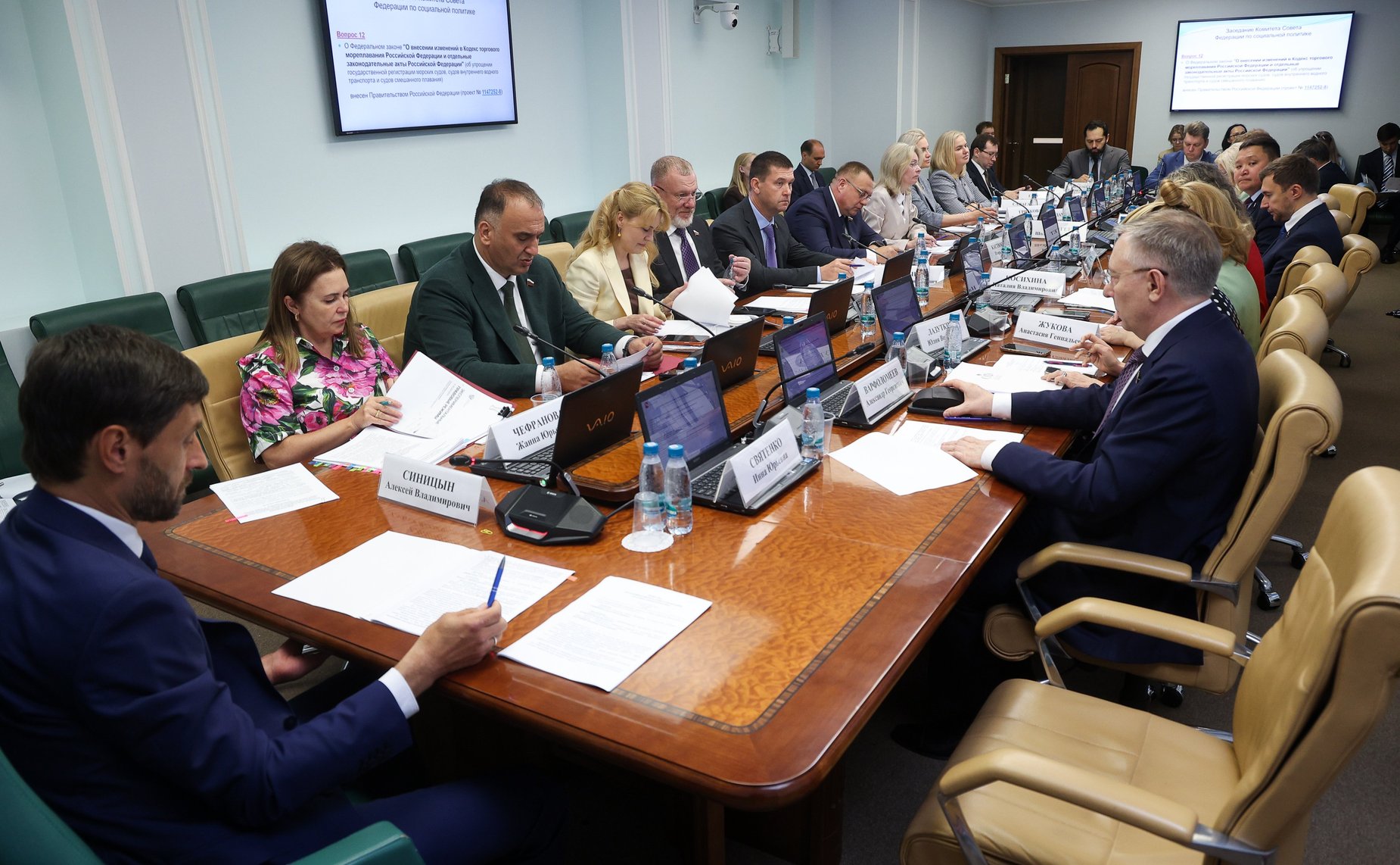 Заседание Комитета Совета Федерации по социальной политике