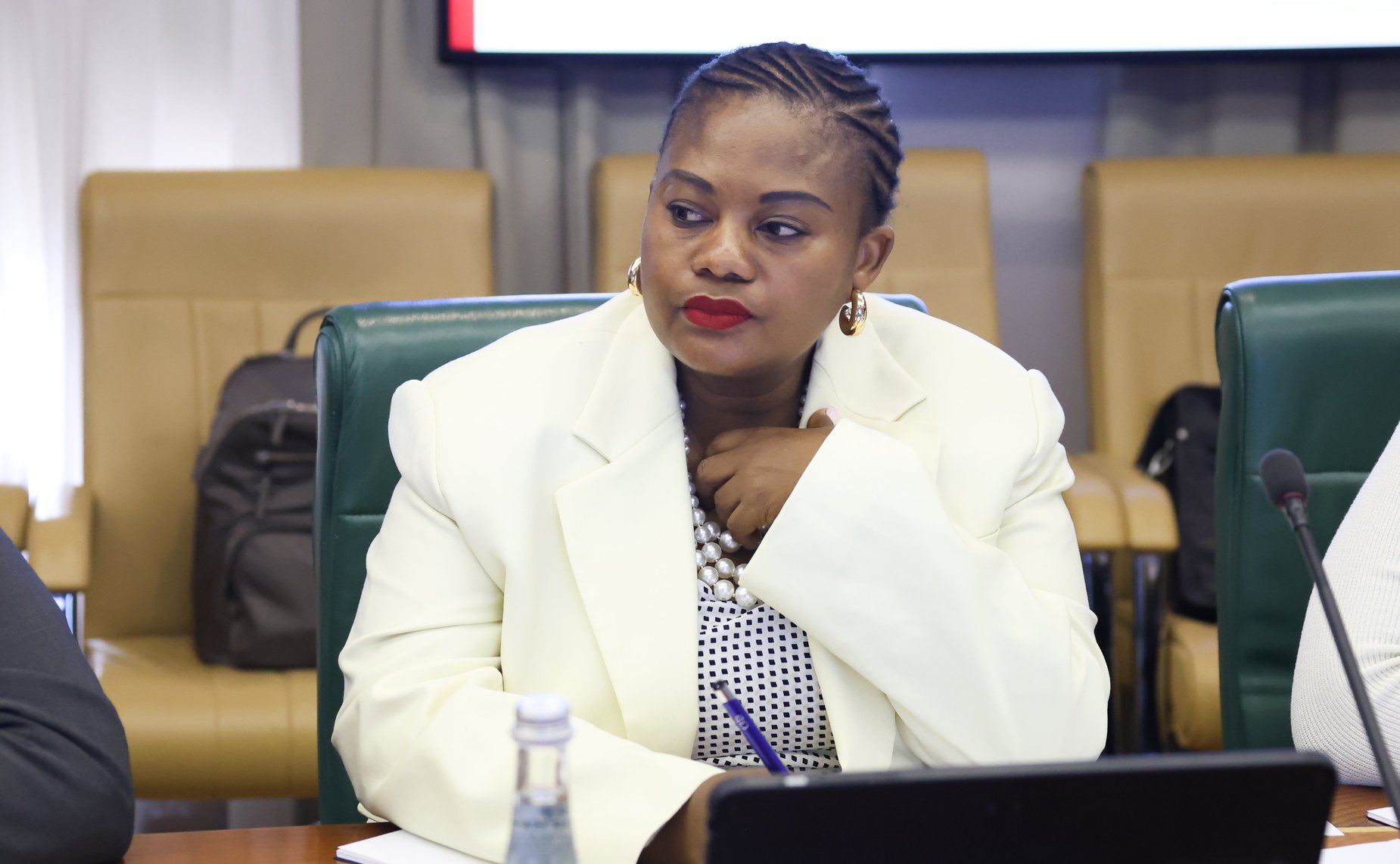 Александр Варфоломеев провел встречу с делегацией Законодательного Собрания Северо-Западной провинции Южно-Африканской Республики при участии Палаты молодых законодателей при Совете Федерации