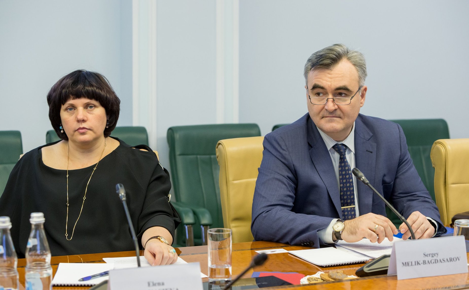 Встреча В. Смирнова и Е. Афанасьевой с Чрезвычайным и Полномочным Послом Республики Эквадор в РФ Х. П. Эспиносой