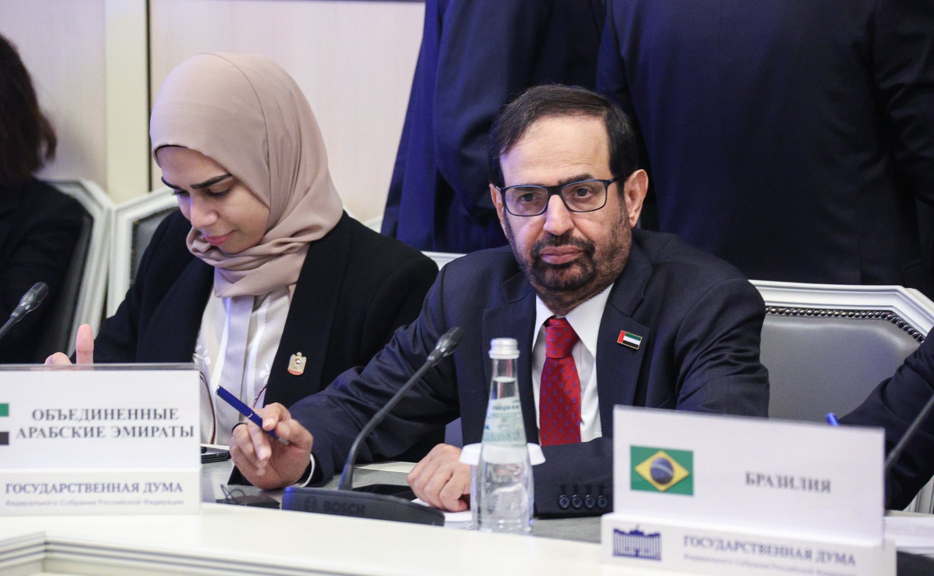 Встреча председателей комитетов по международным делам парламентов (палат парламентов) стран БРИКС с Председателем Государственной Думы Вячеславом Володиным