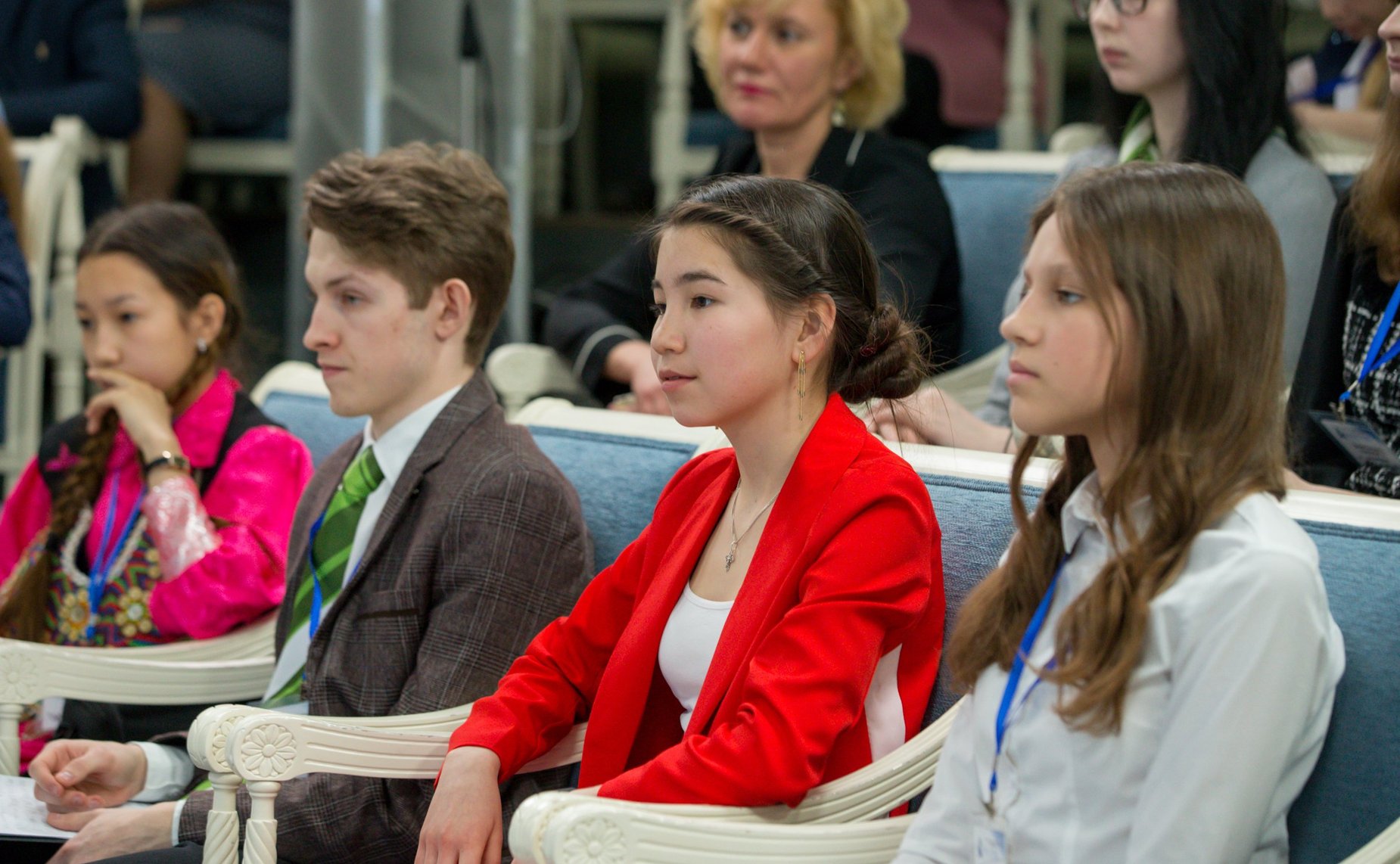 Встреча Л. Гумеровой с участниками XXVI Всероссийских юношеских чтений имени В.И. Вернадского