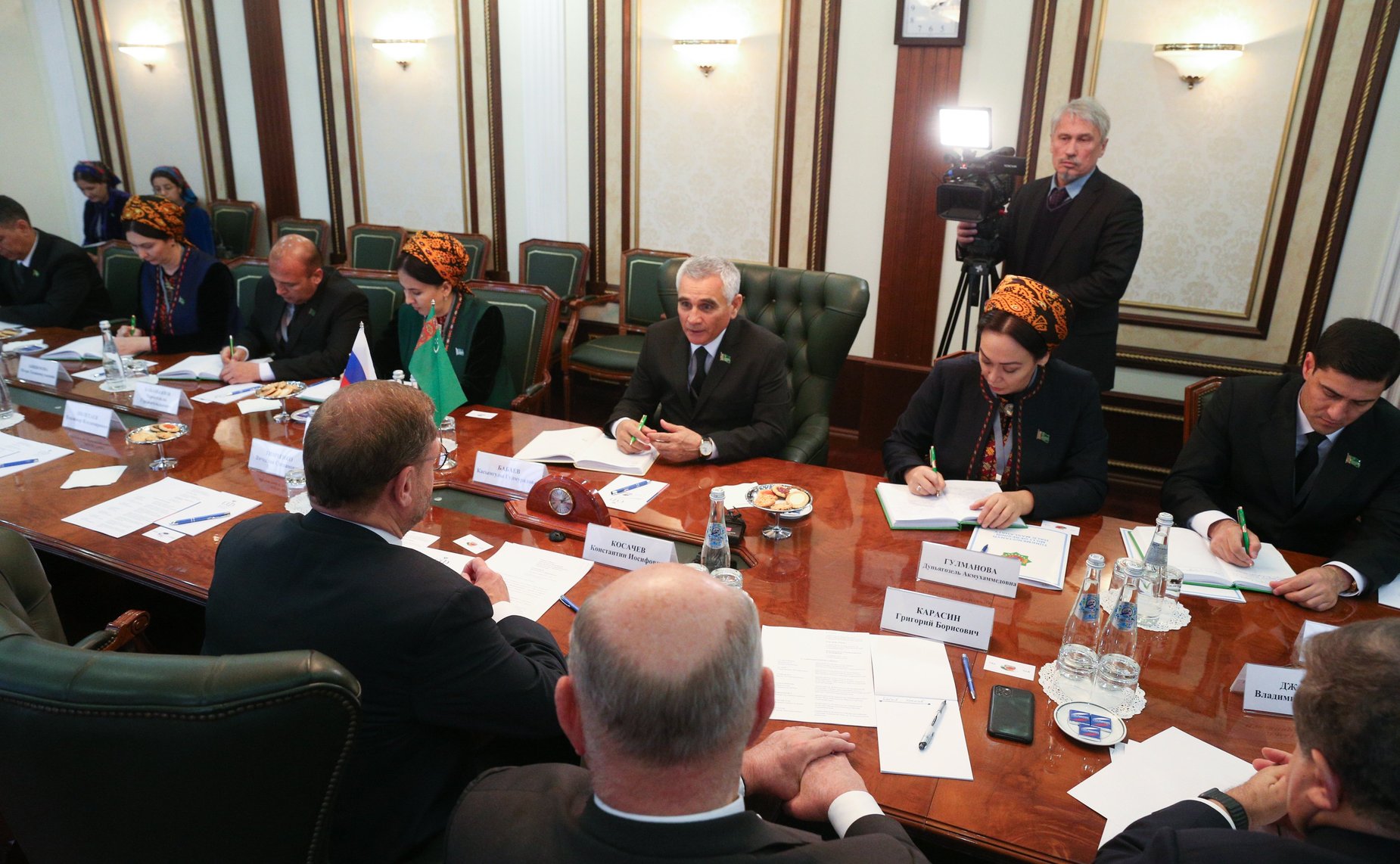 Встреча заместителя Председателя СФ Константина Косачева с заместителем Председателя Халк Маслахаты Милли Генгеша Туркменистана