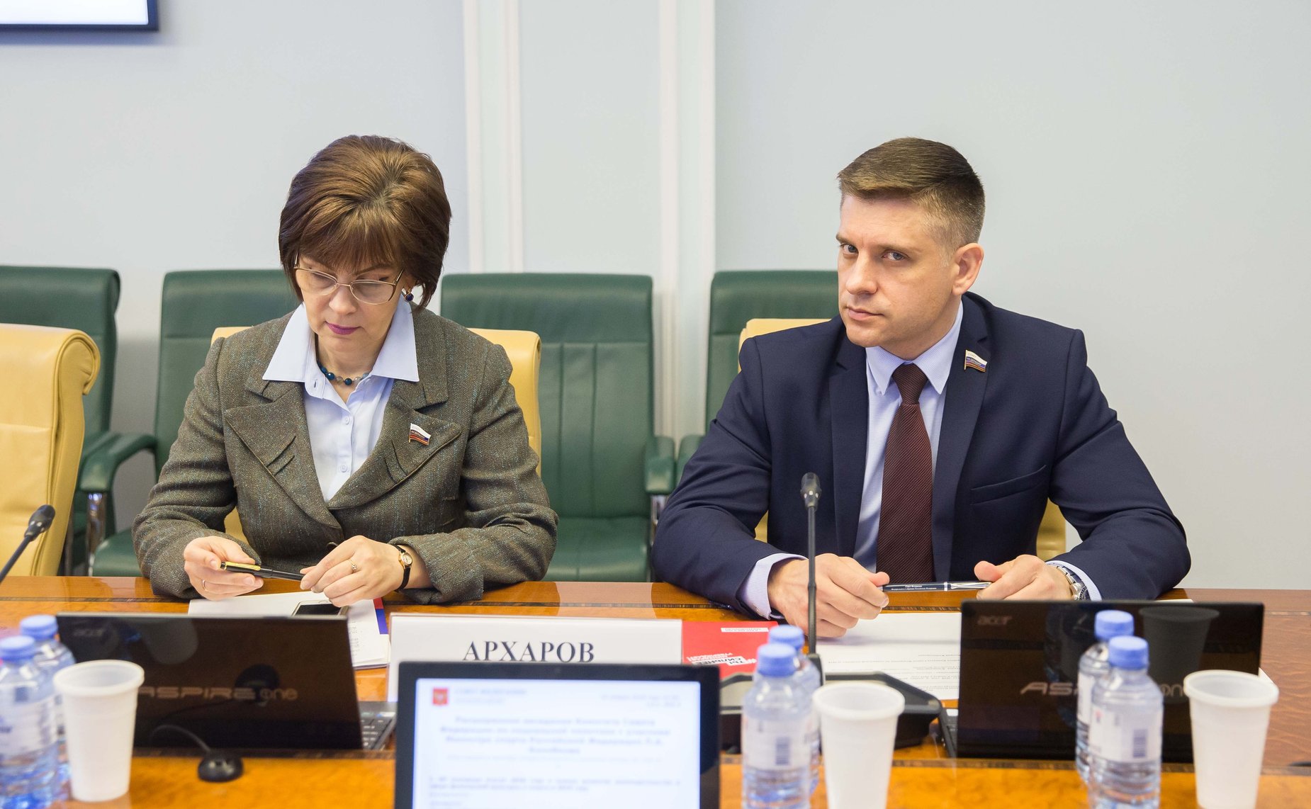 Елена Попова и Юрий Архаров