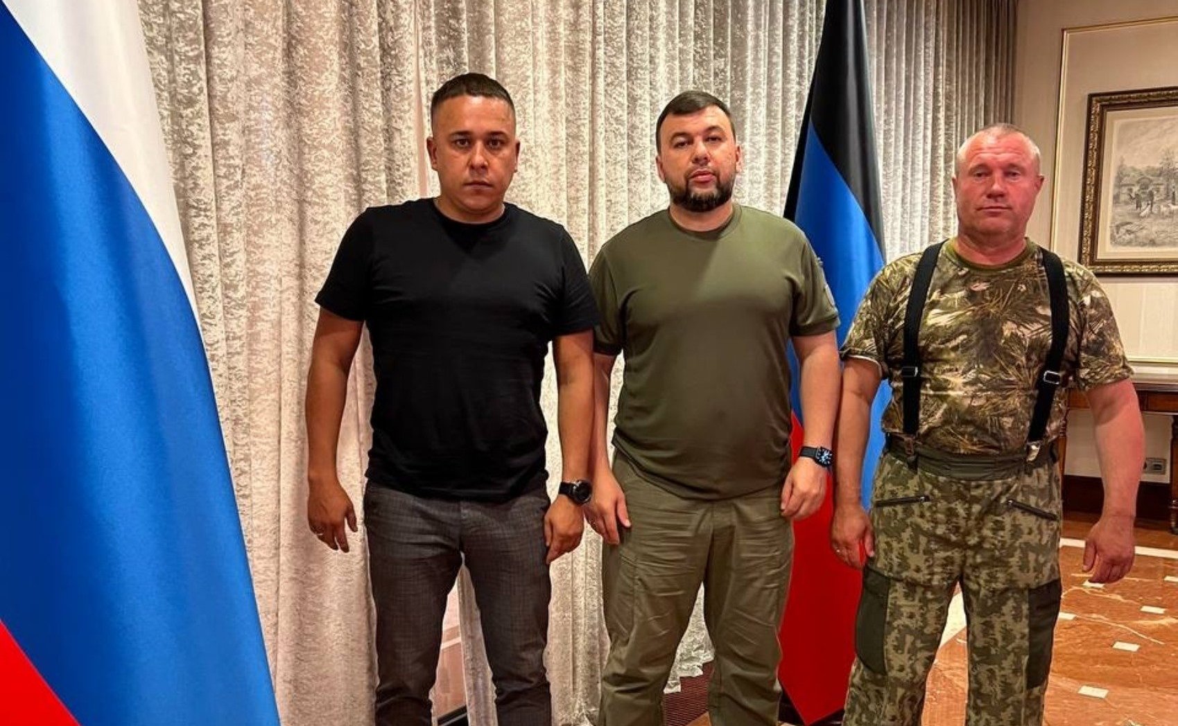 Встреча Айрата Гибатдинова с Главой ДНР Денисом Пушилиным