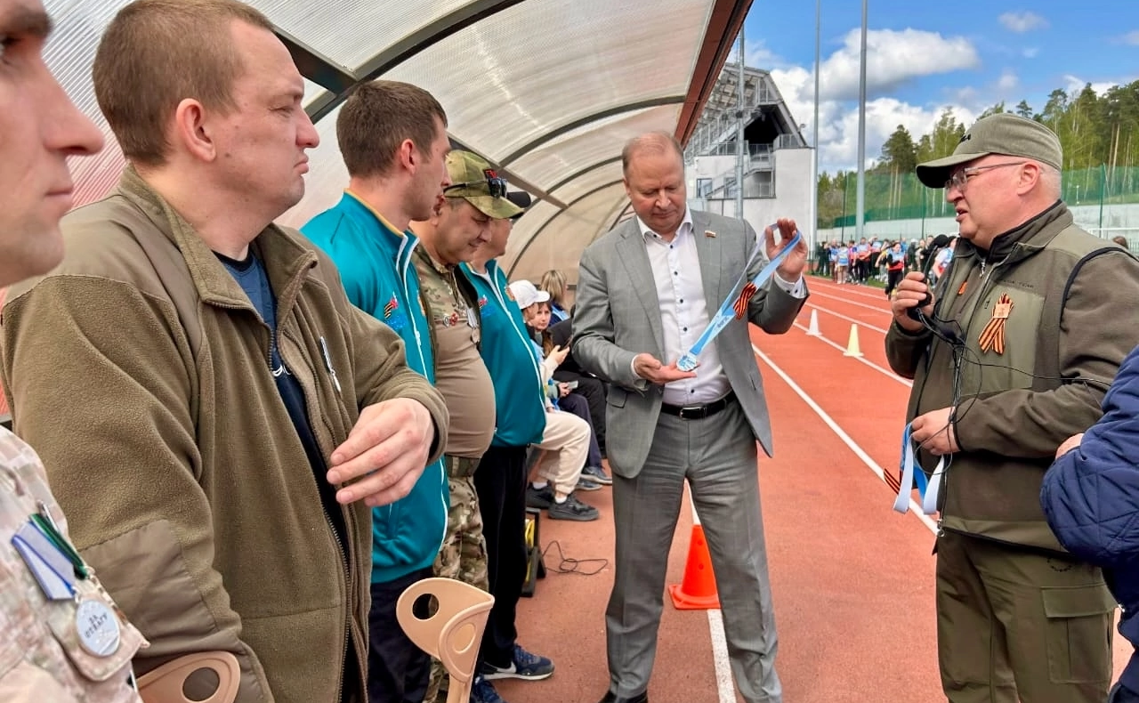 Виктор Шептий принял участие в спортивном мероприятии, посвященном 80-летию Великой Победы