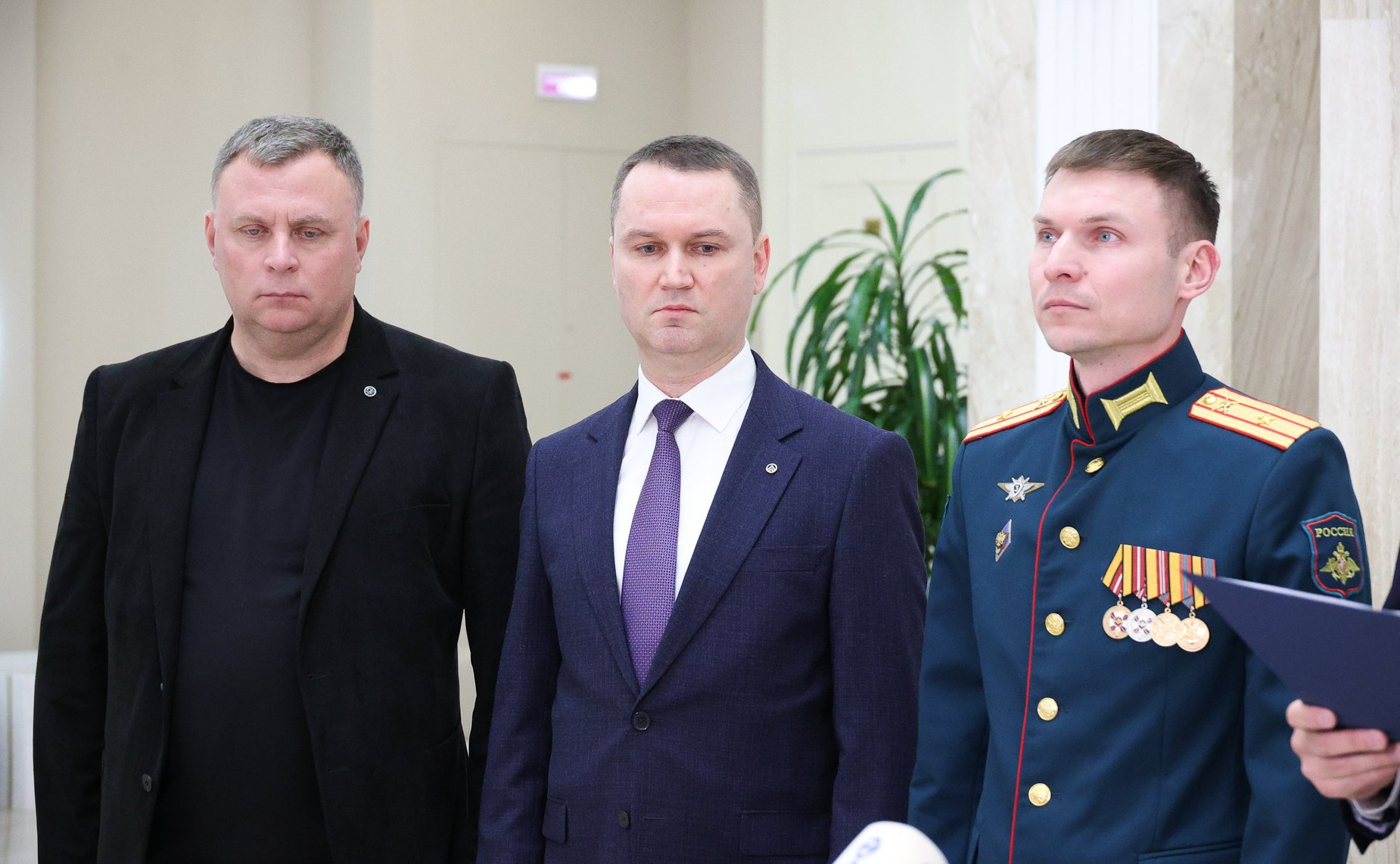 Передача награды семье погибшего участника СВО