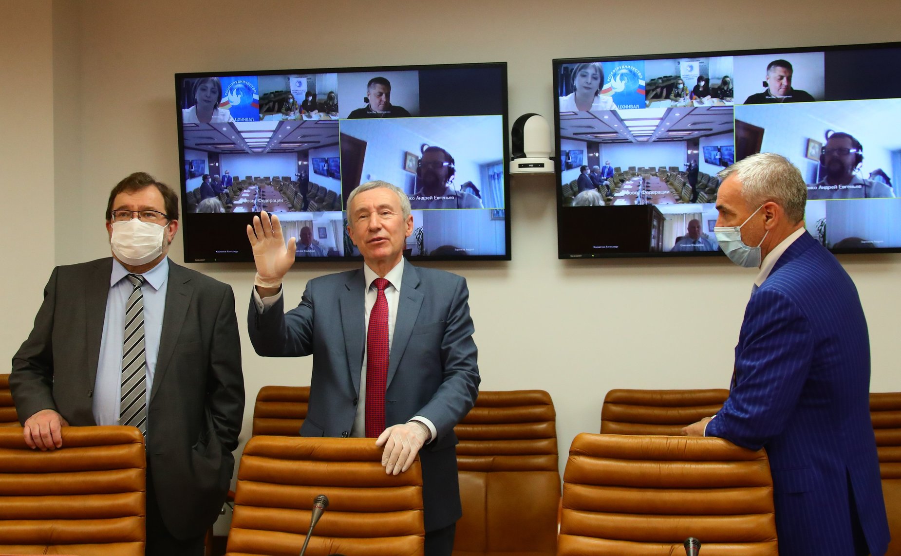 Видеоконференция А. Климова с соотечественниками, проживающими за рубежом