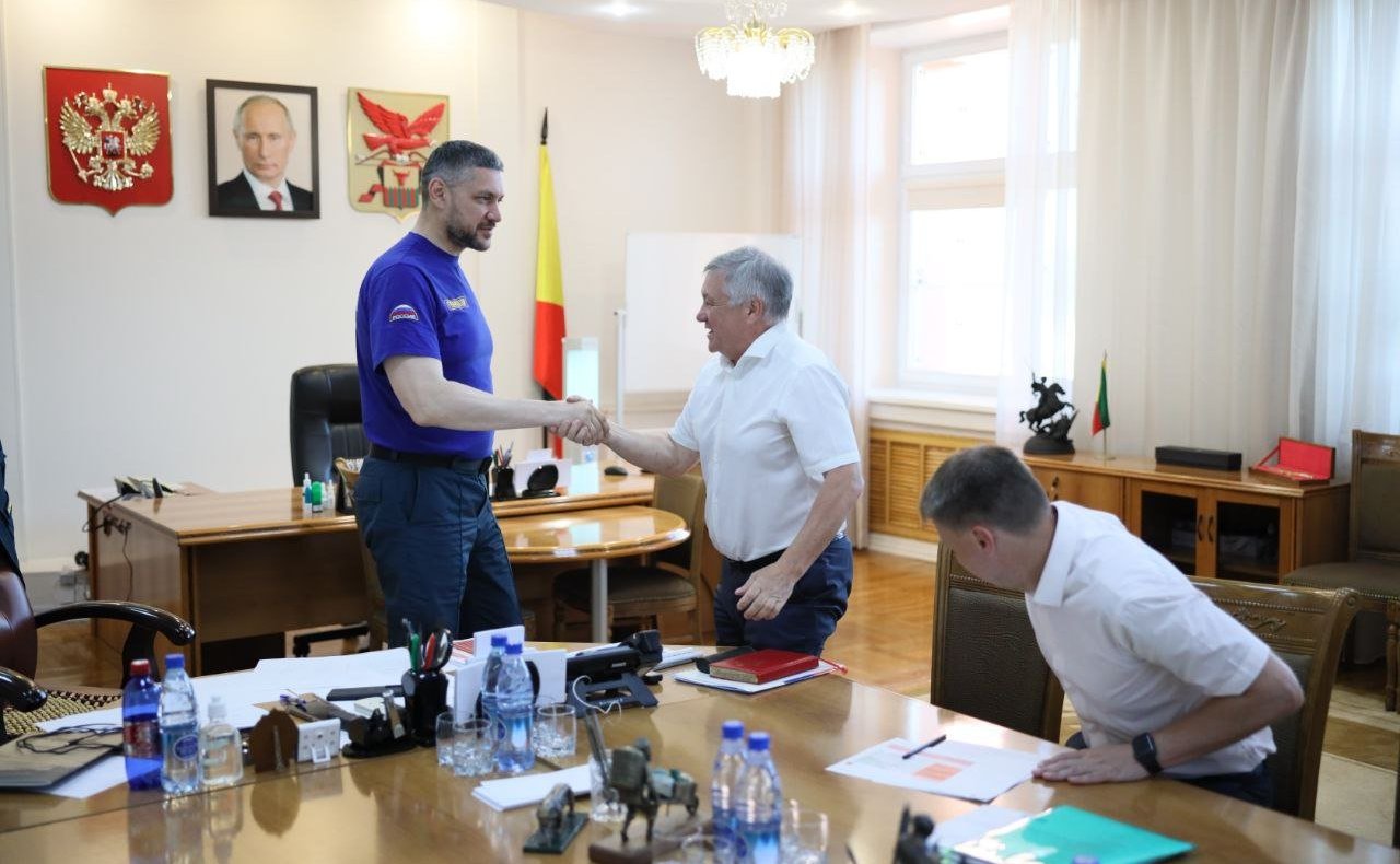 Встреча Сергея Михайлова с губернатором Забайкалья Александром Осиповым