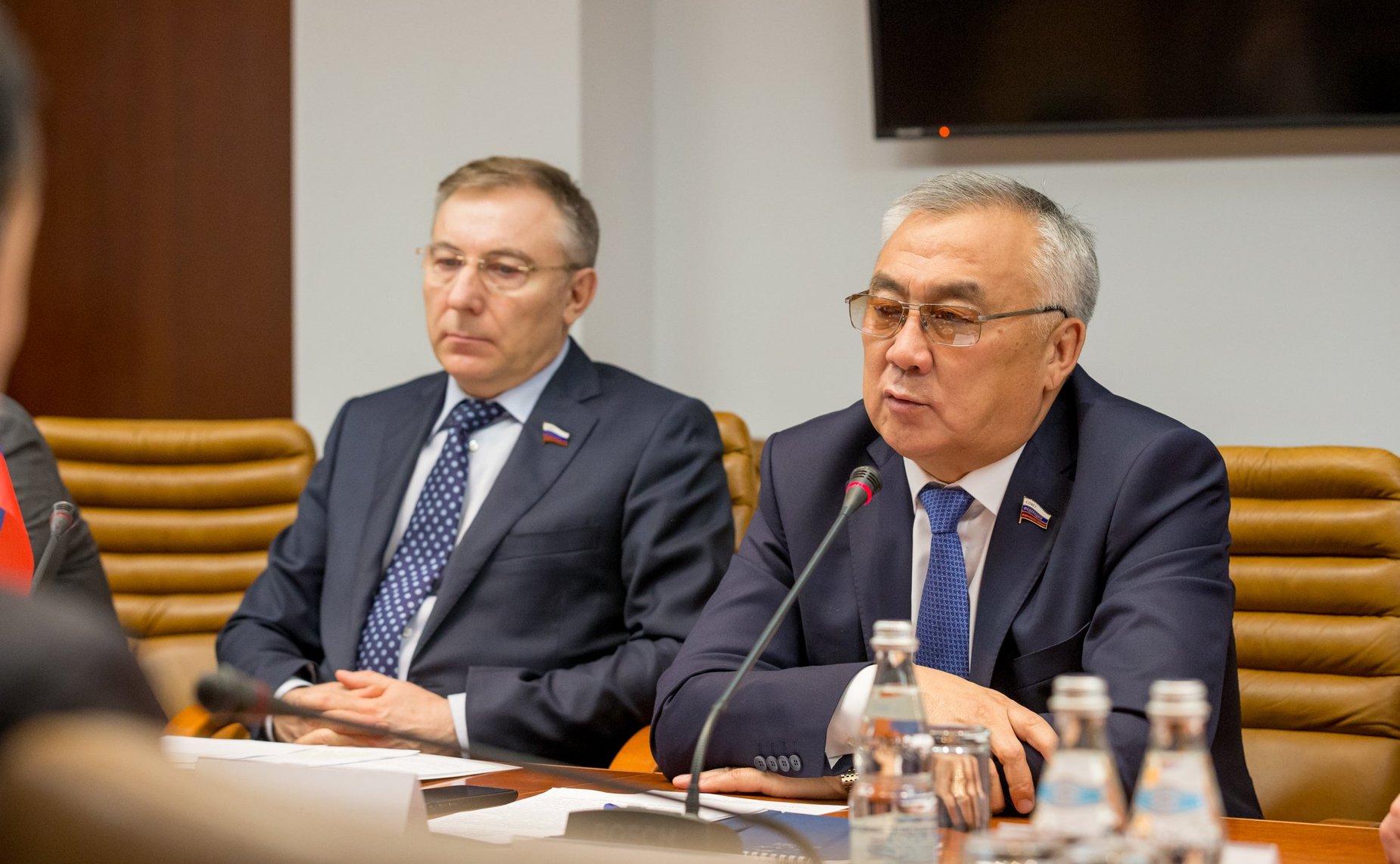 Встреча Б. Жамсуева и А. Варфоломеева с членом Великого Государственного Хурала Монголии Бямбасурэнгийном Энх-Амгаланом