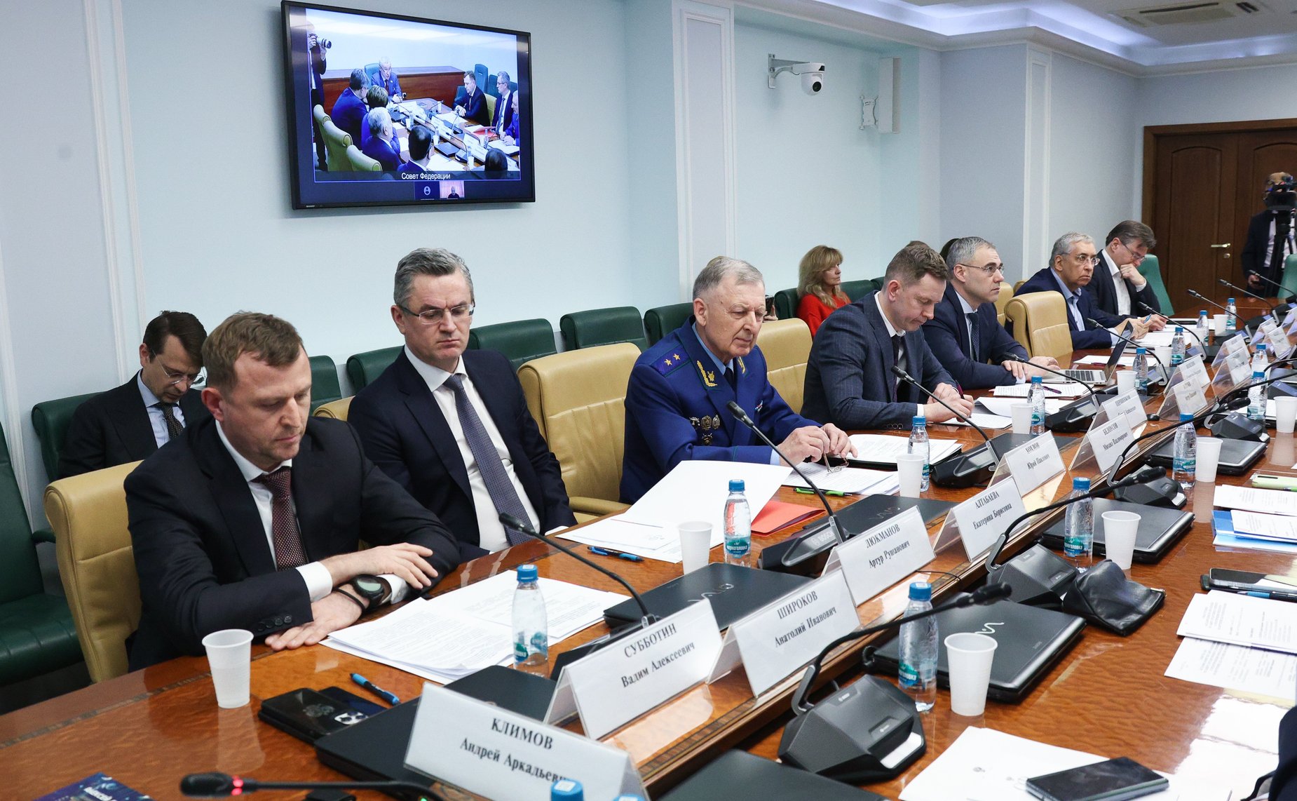 Заседание Комиссии Совета Федерации по защите государственного суверенитета и предотвращению вмешательства во внутренние дела Российской Федерации