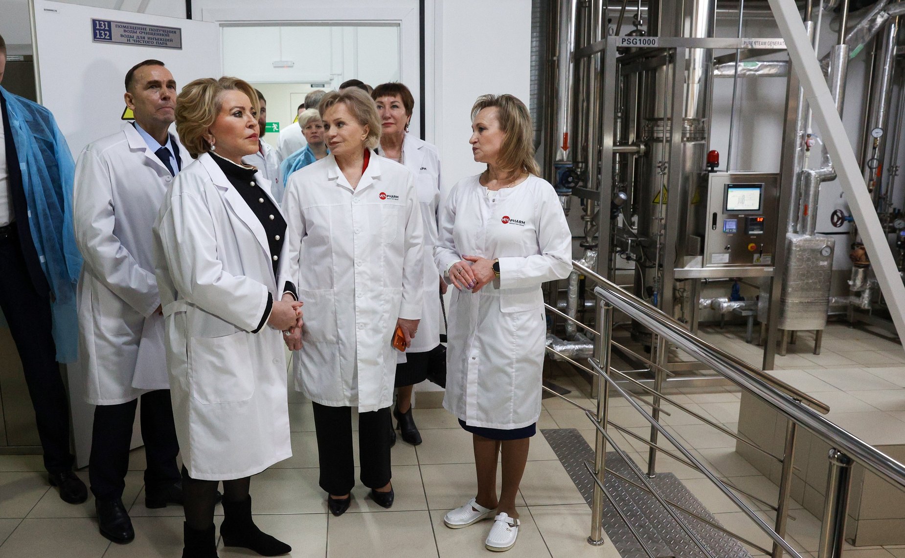 Председатель СФ Валентина Матвиенко посетила фармацевтическое предприятие «Велфарм»